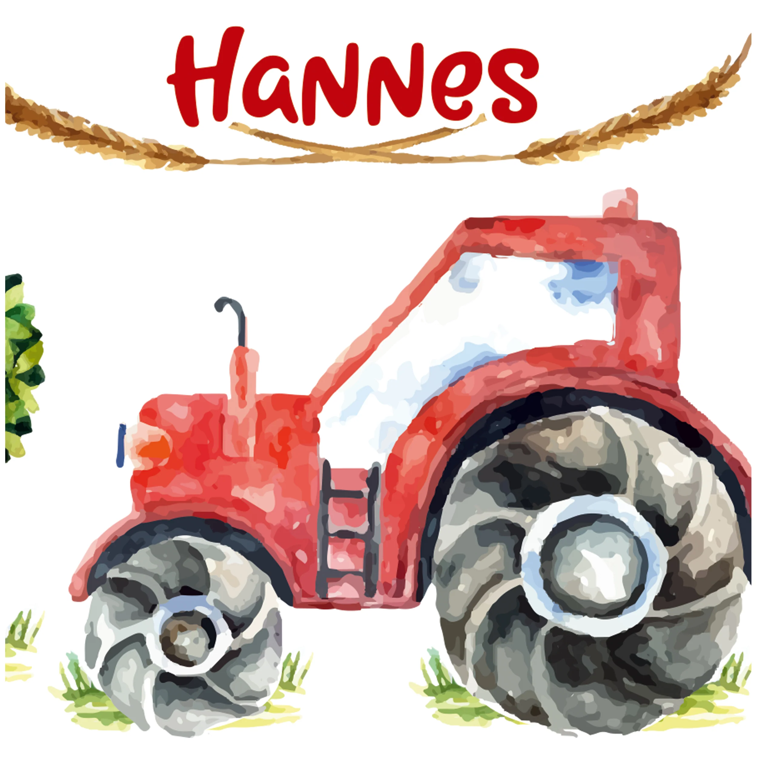 Spardose Traktor in rot - Image 4