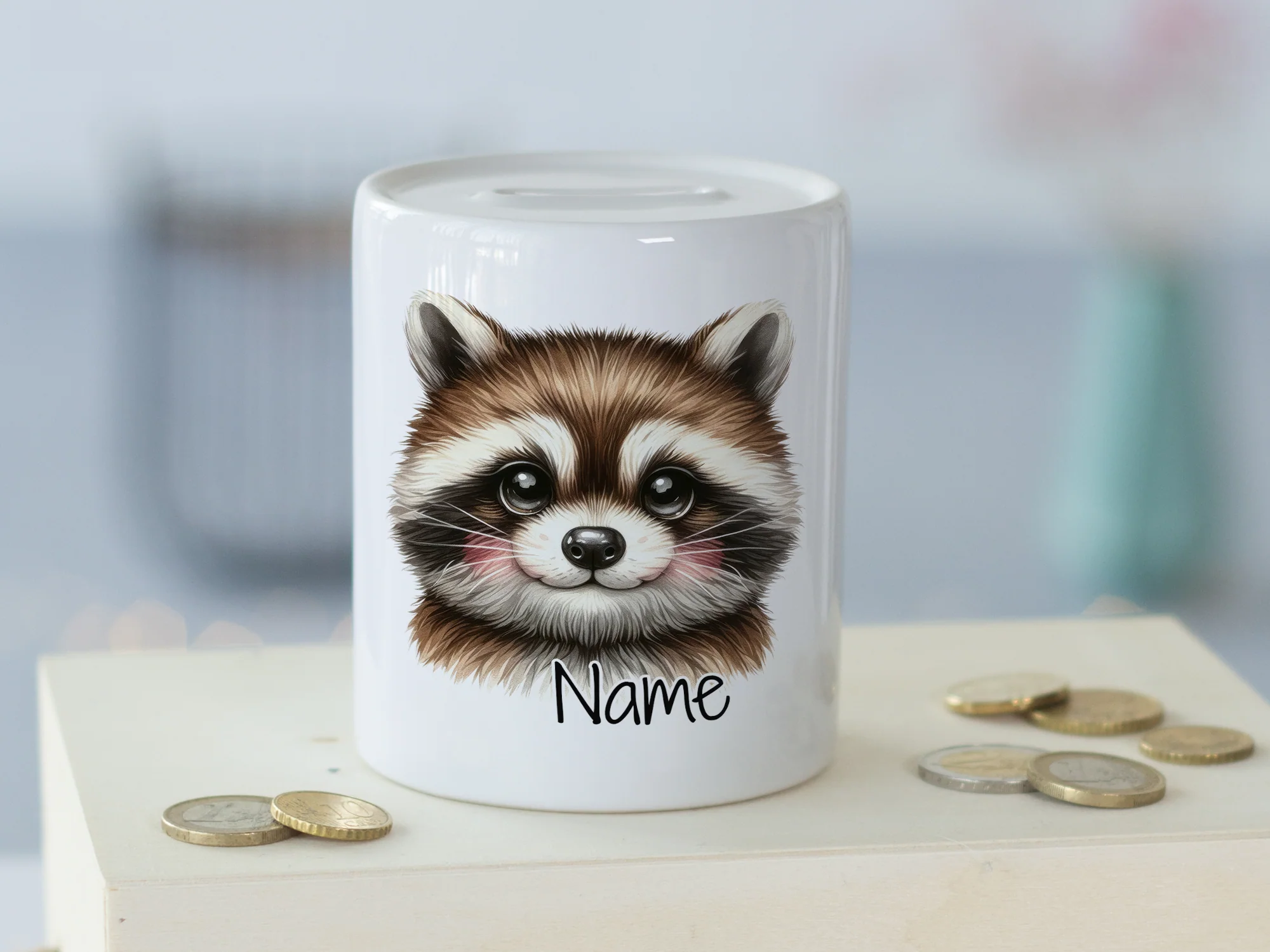 Spardose Waschbär - Image 3