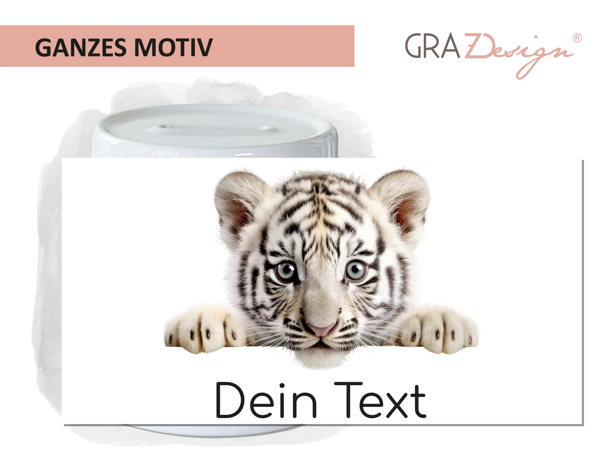 Spardose Weißer Tiger - Image 2