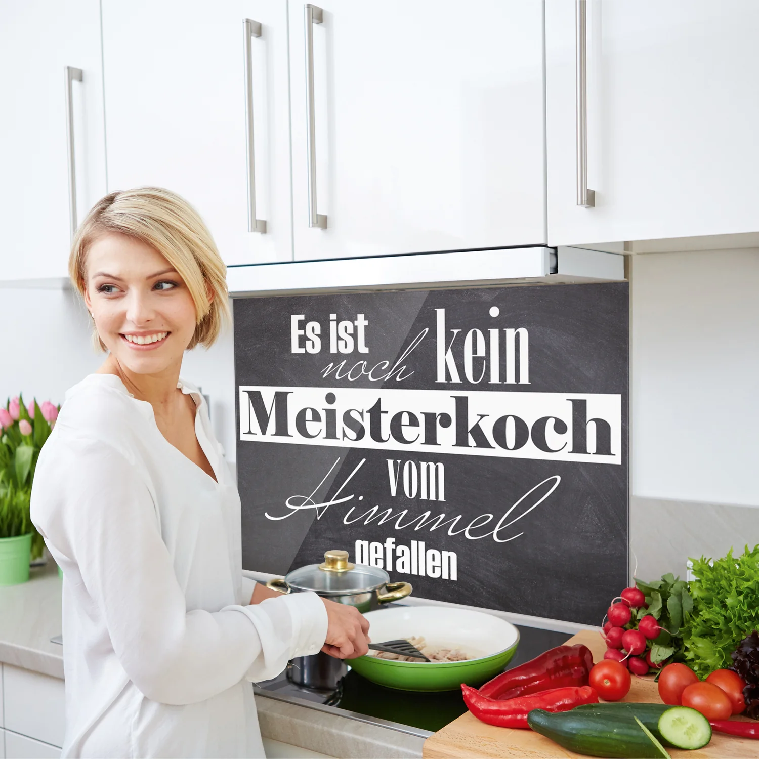 Spritzschutz aus Glas Spruch - Image 3