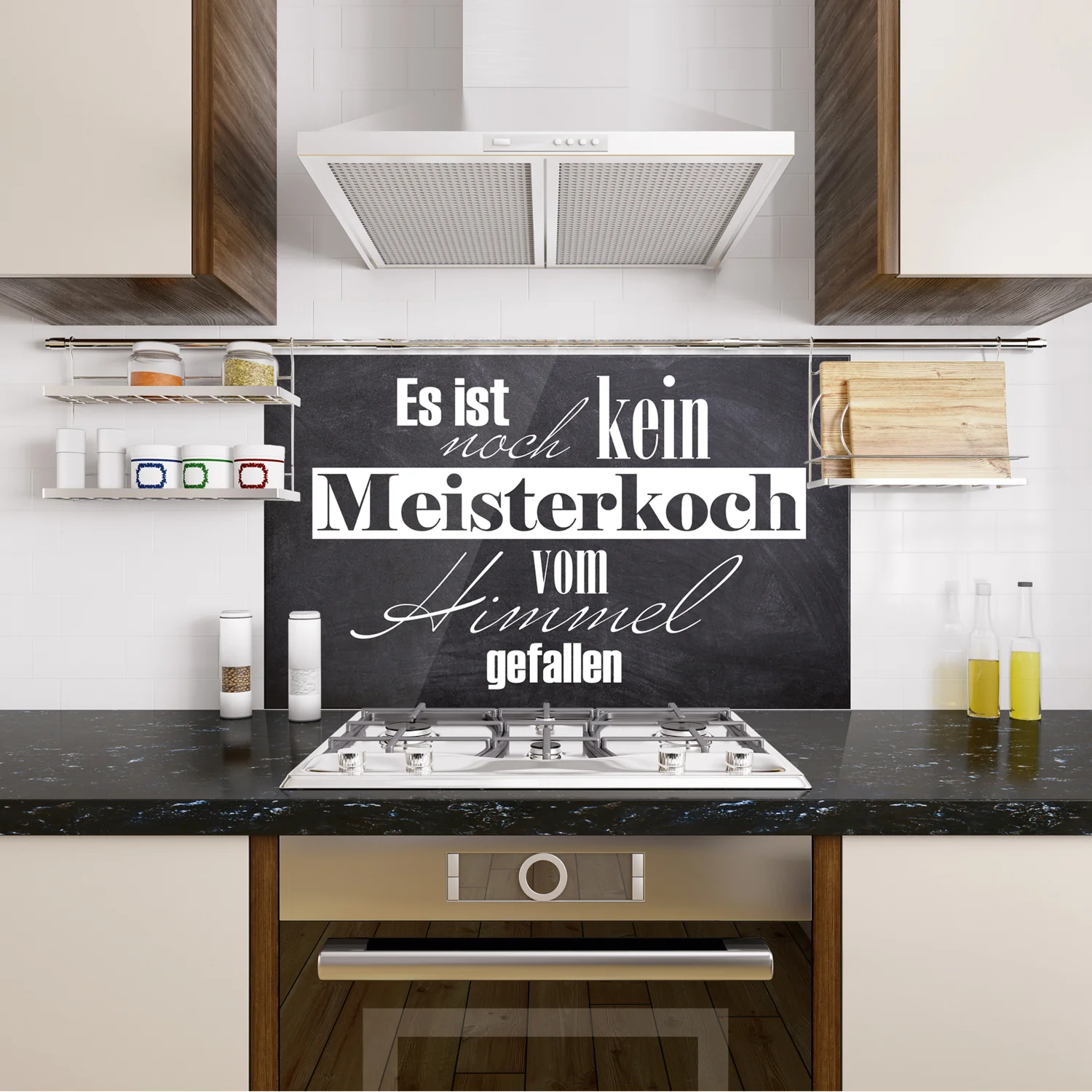 Spritzschutz aus Glas Spruch - Image 4