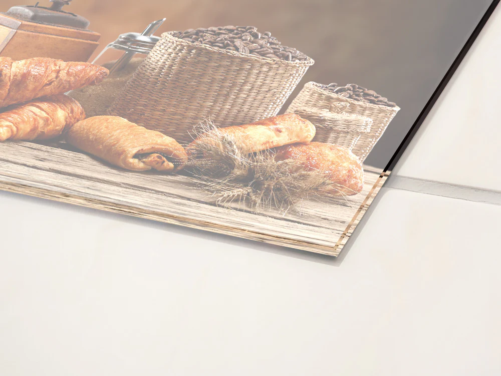 Spritzschutz Kaffee & Croissants - Image 3