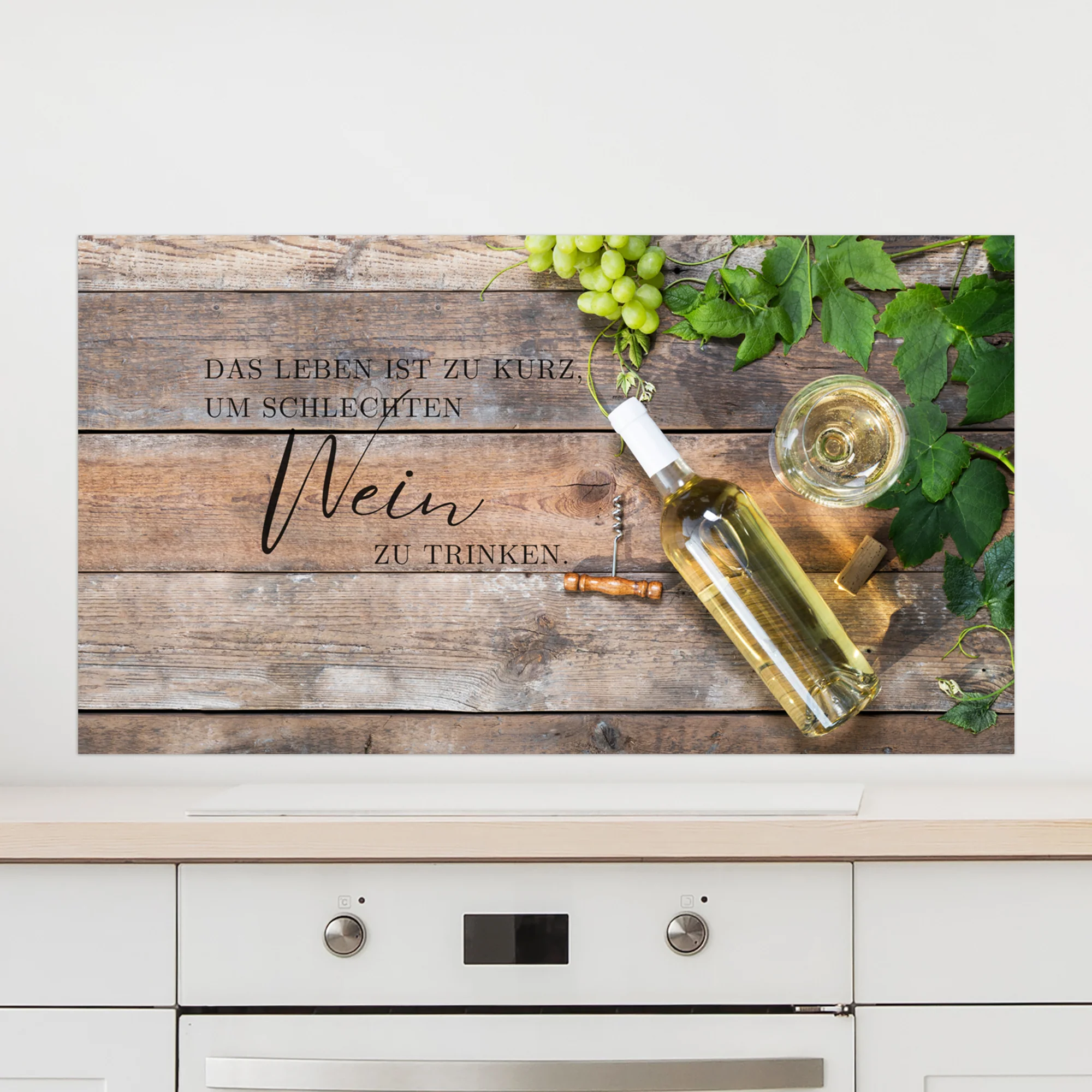Spritzschutz Weinmotiv - Image 3