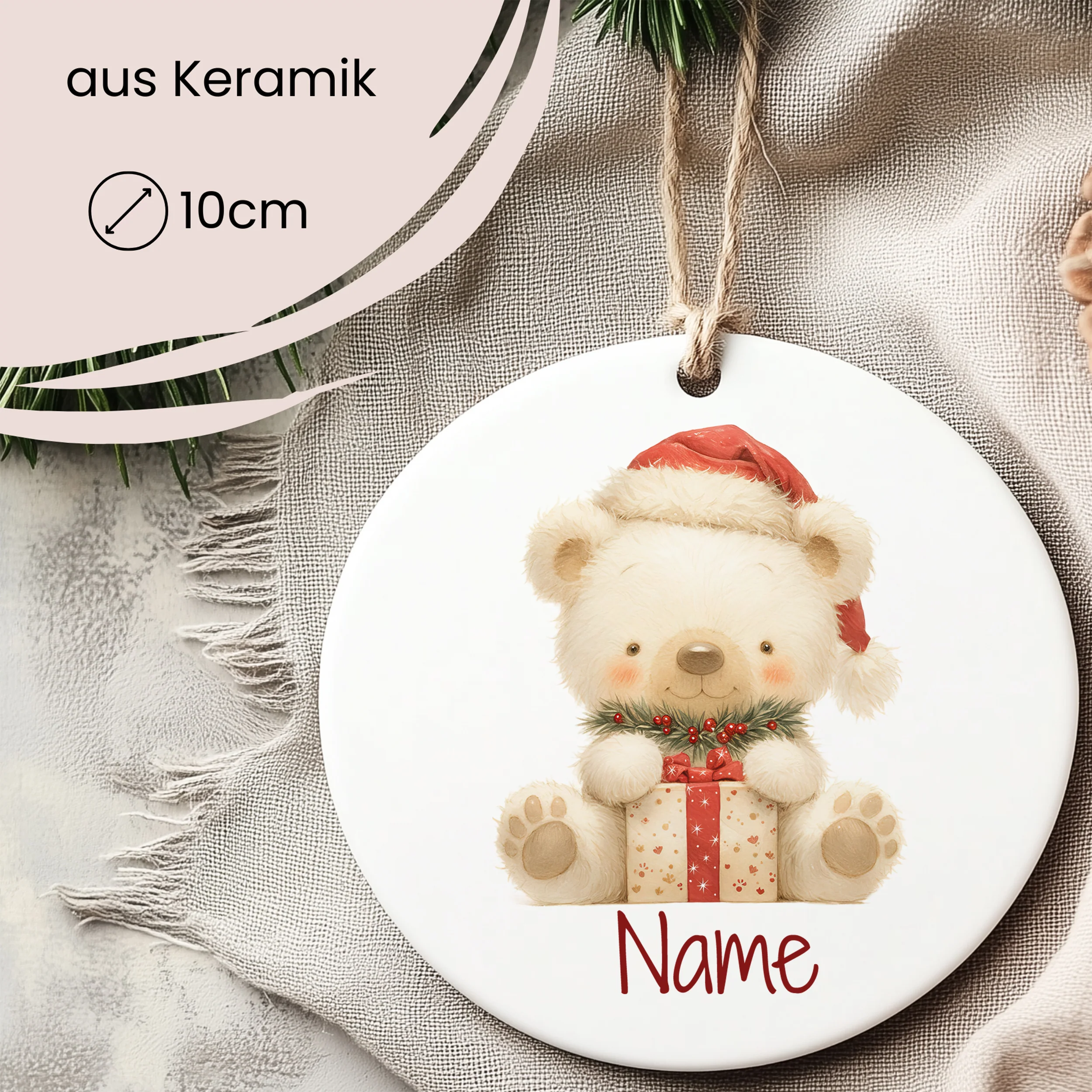 Tannenbaum Aufhänger Weihnachtskugel - Kuschelige Weihnachtsfreude - Image 2