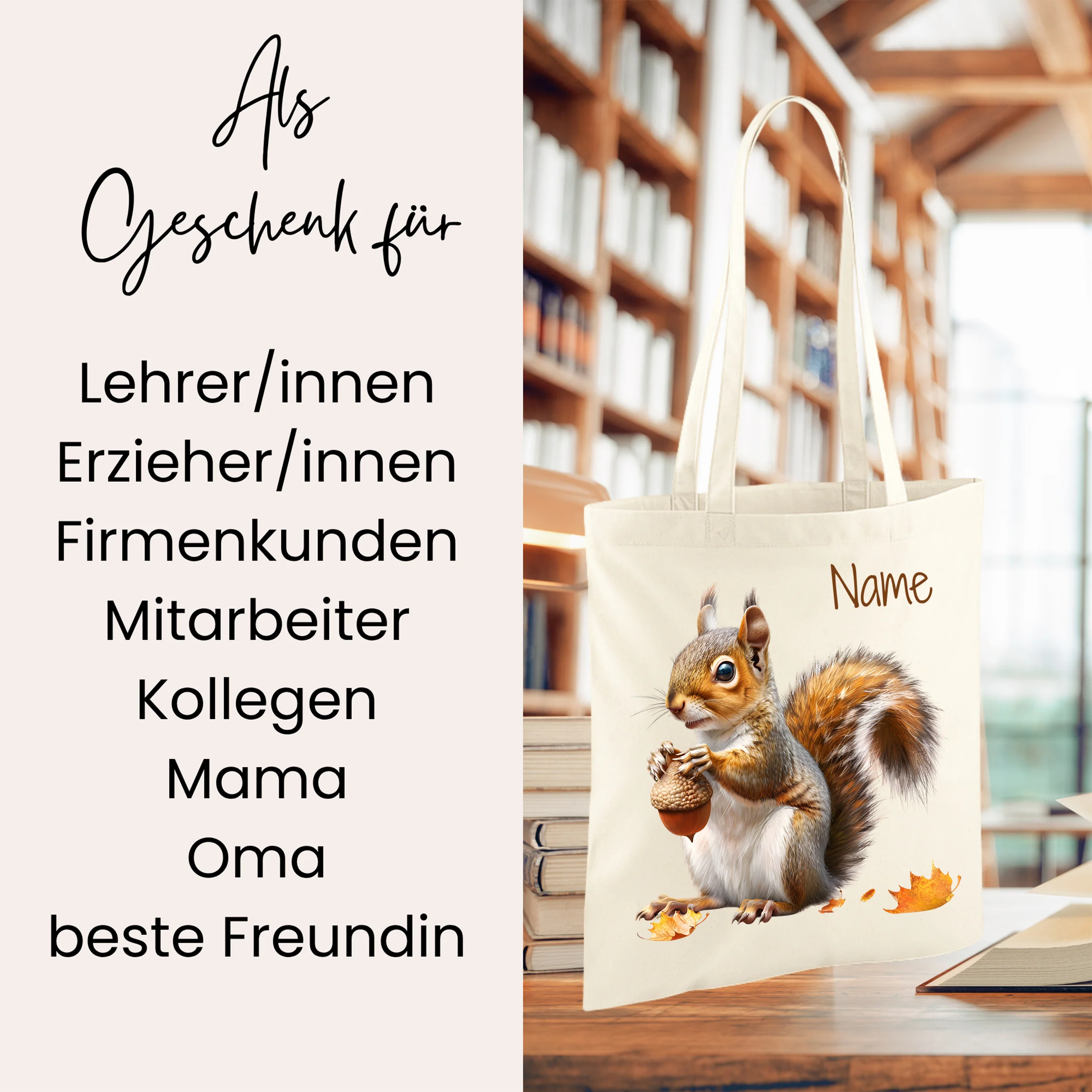 Tasche Eichhörnchen - Dein treuer Begleiter für den Alltag - Image 2