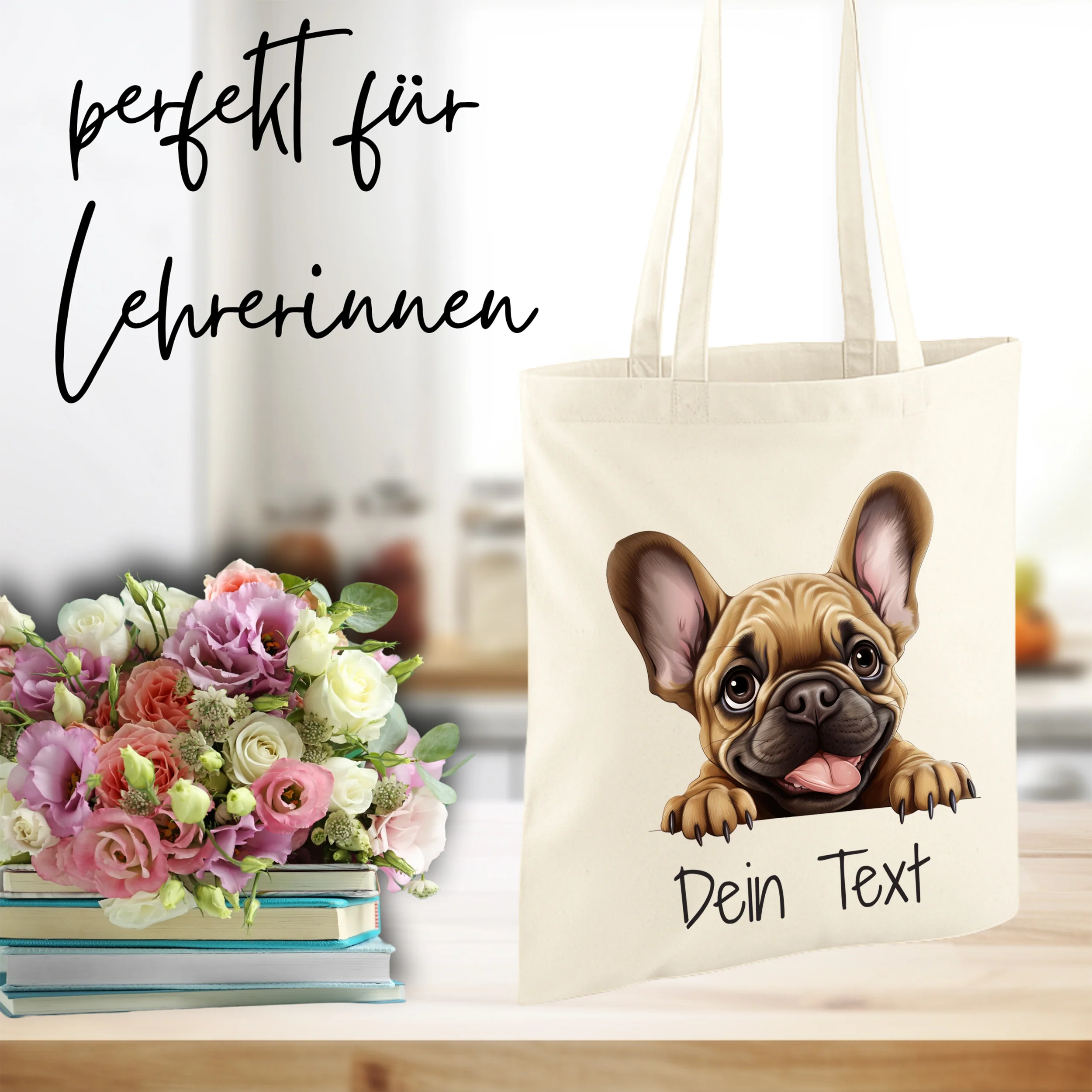 Tasche Französische Bulldogge - Deine treue Begleiterin - Image 3