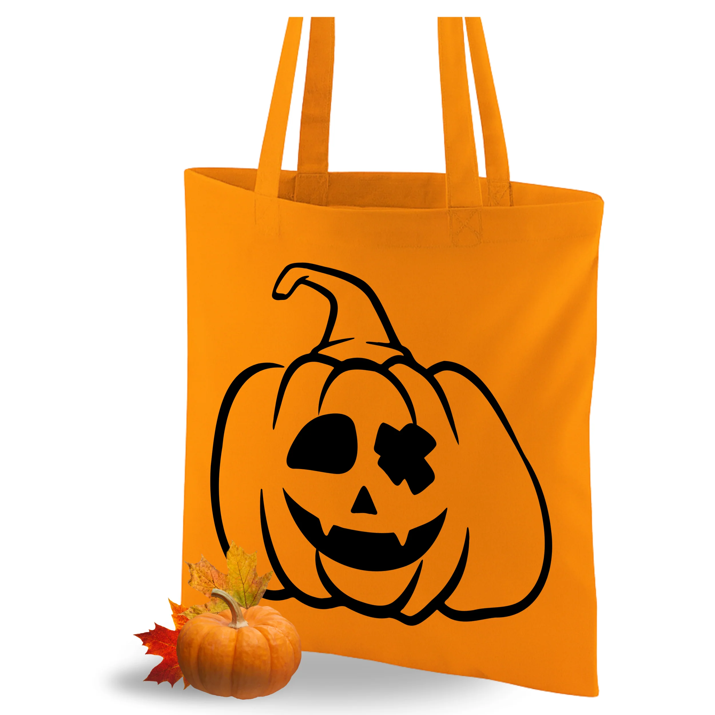Tasche Halloween - Fröhliche Kürbisfreude für dein Fest