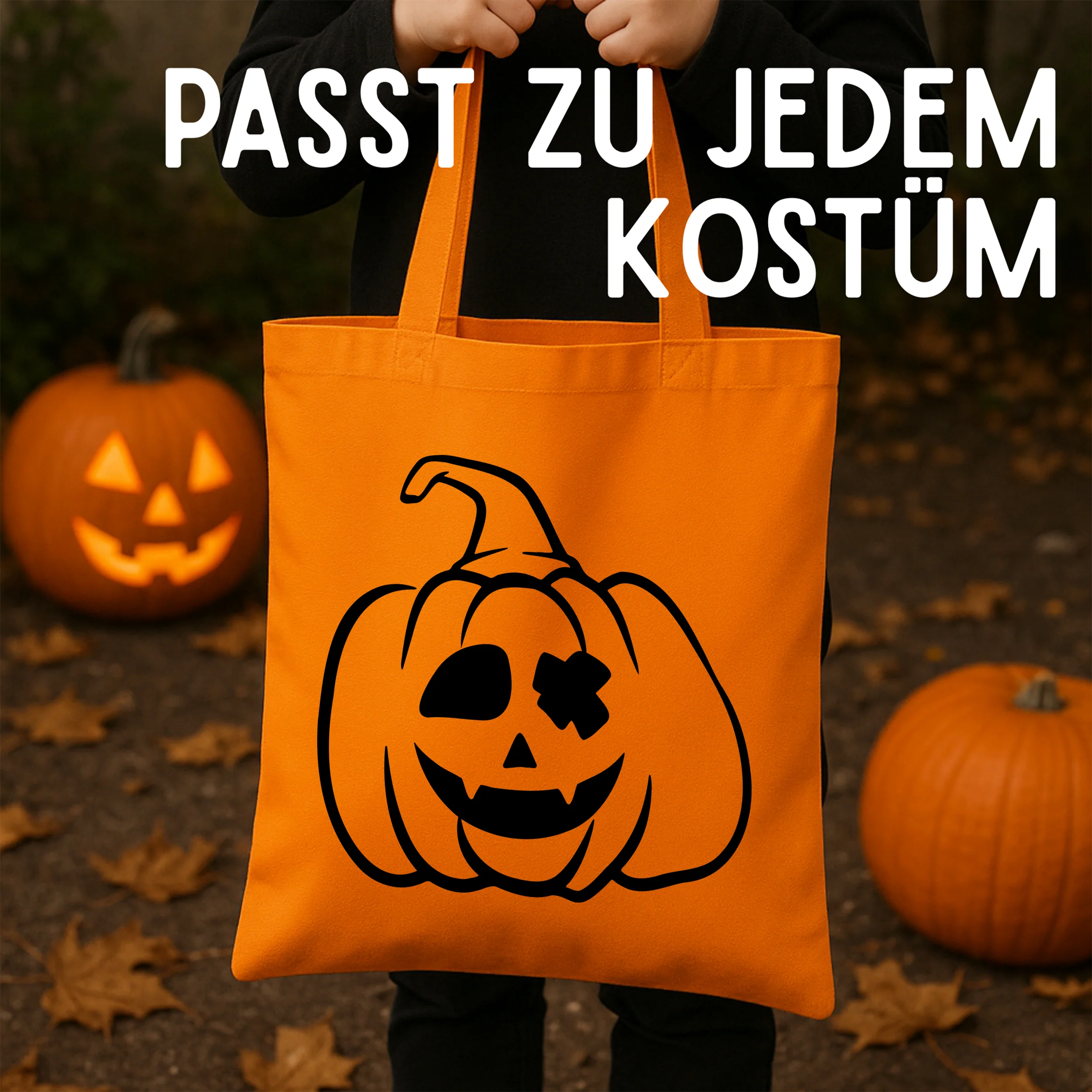 Tasche Halloween - Fröhliche Kürbisfreude für dein Fest - Image 3