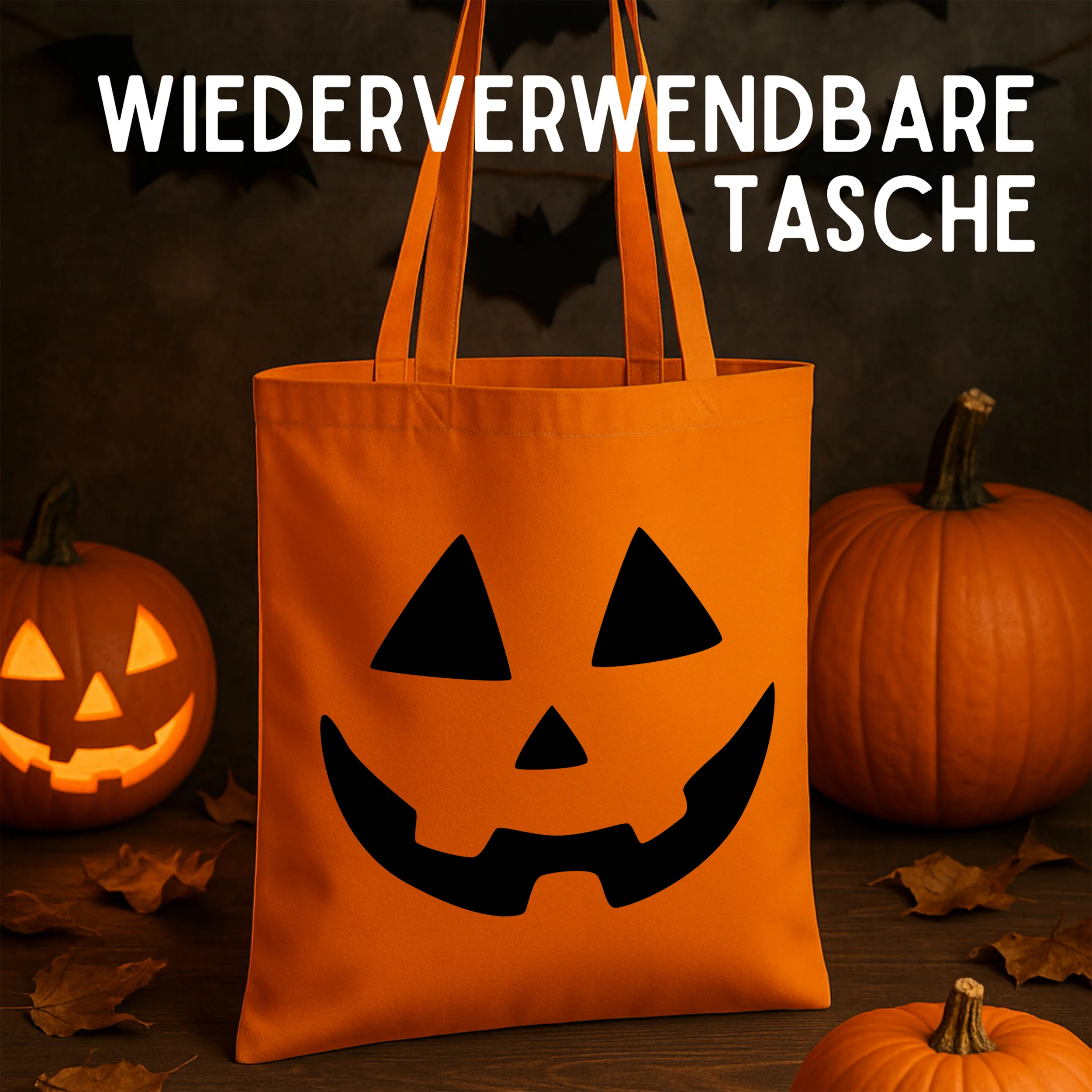 Tasche Halloween - Fröhliche Kürbisfreude für die Feier - Image 2