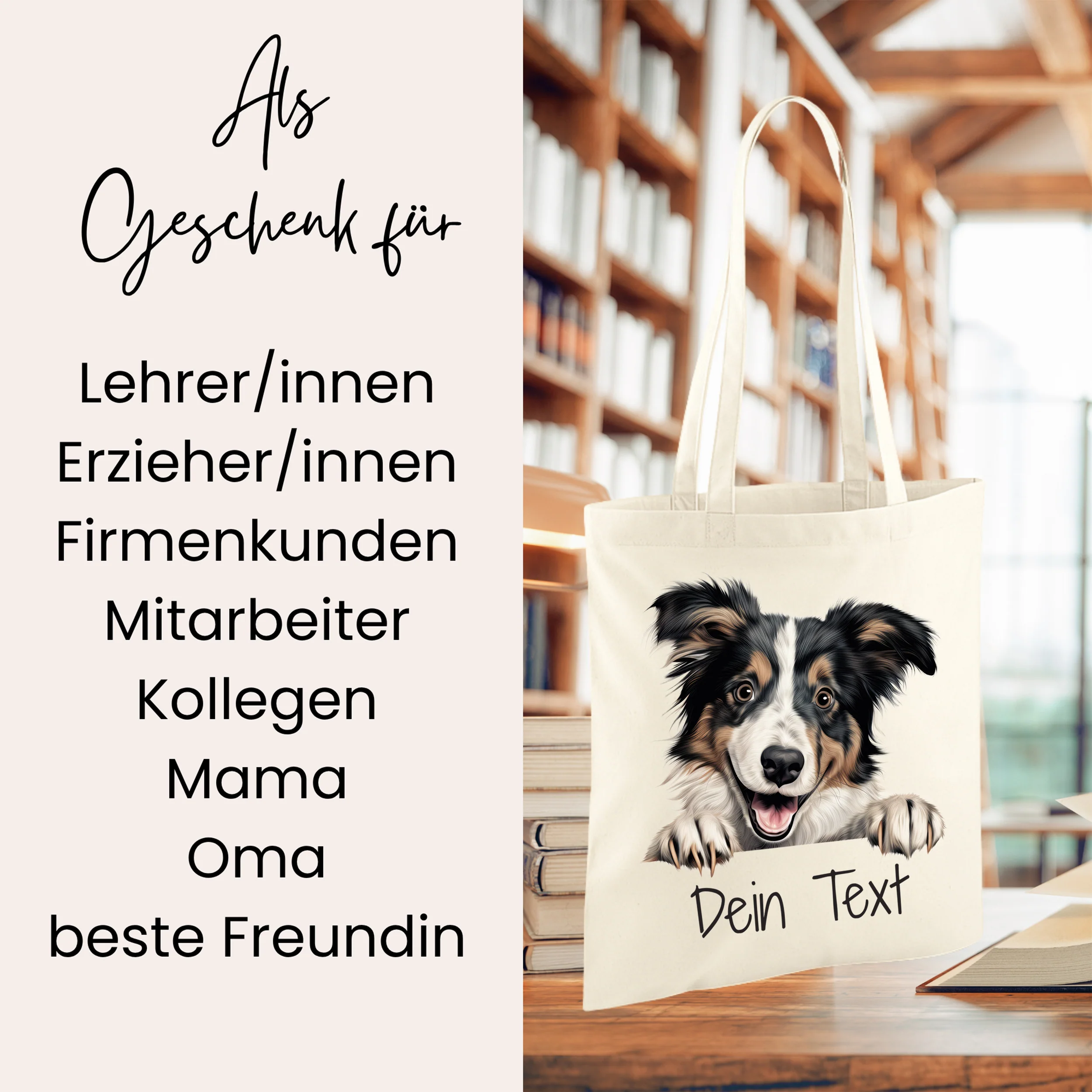 Tasche Hund Border Collie - Image 2