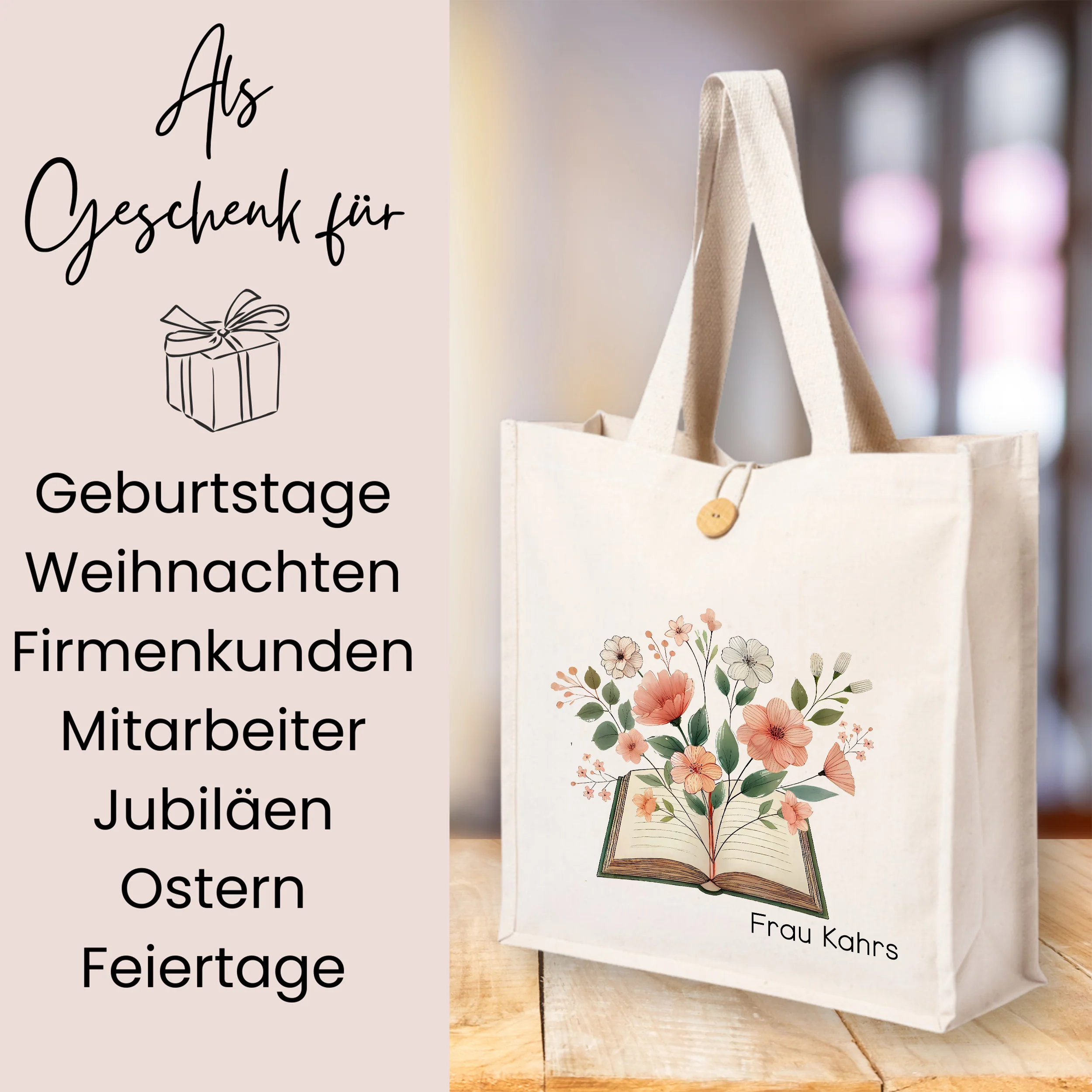Tasche mit Blüten - Image 3