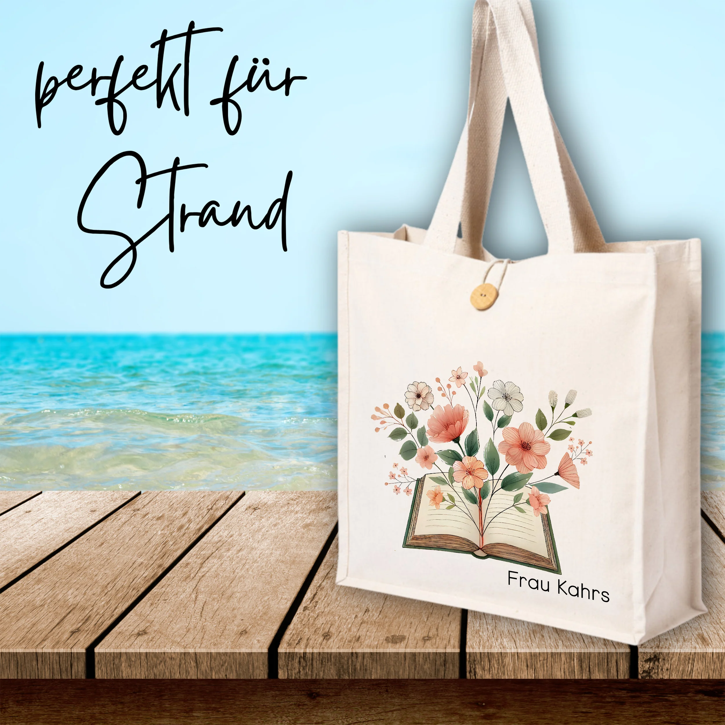 Tasche mit Blüten - Image 4