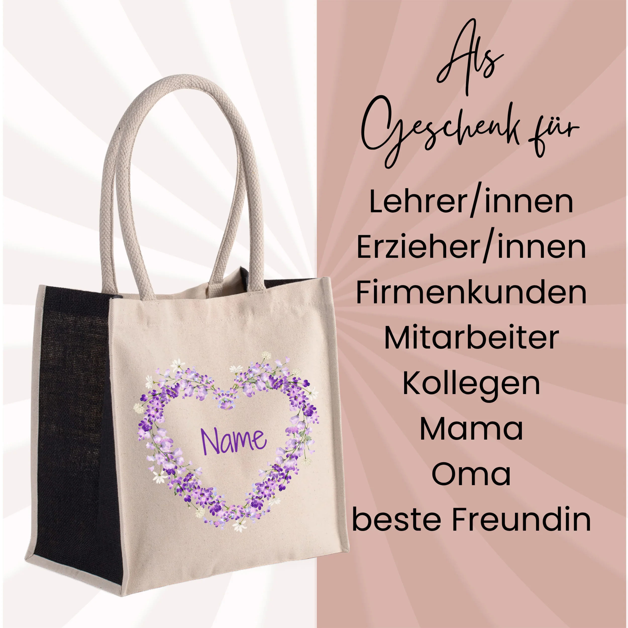 Tasche mit Blumendesign - Image 2