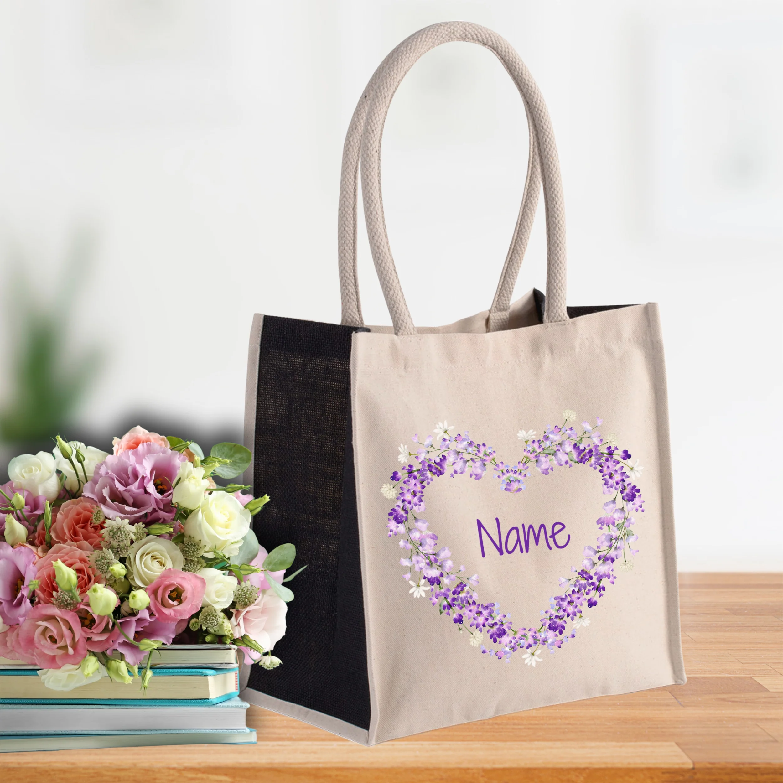 Tasche mit Blumendesign - Image 4