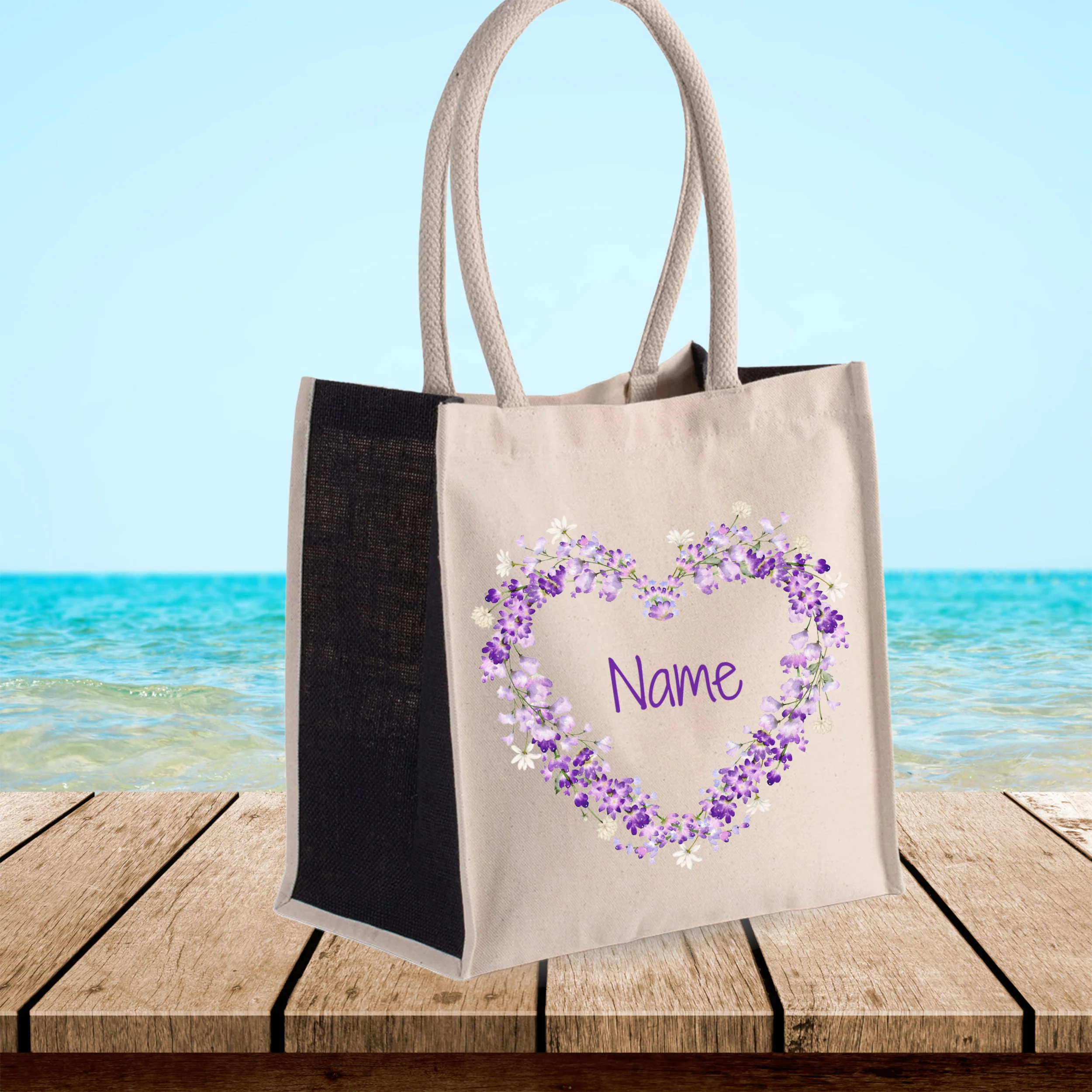 Tasche mit Blumendesign - Image 5
