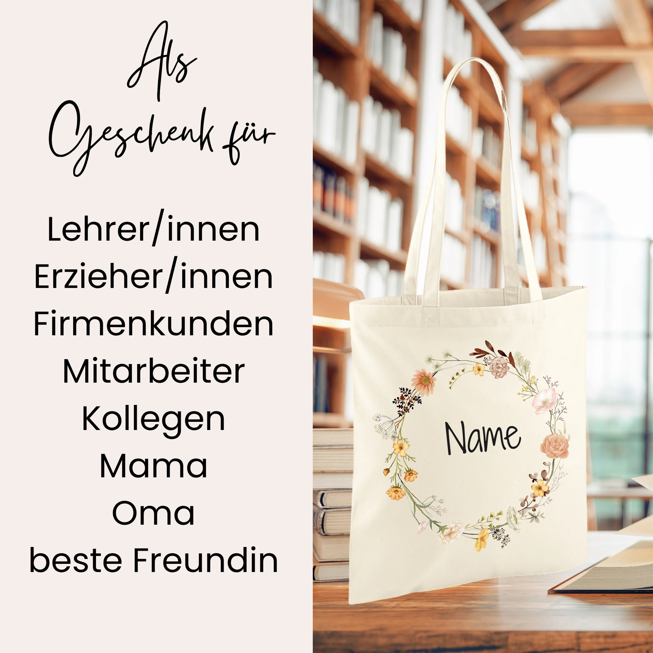 Tasche mit Blumenkranz - Ein persönlicher Begleiter für jeden Tag - Image 2