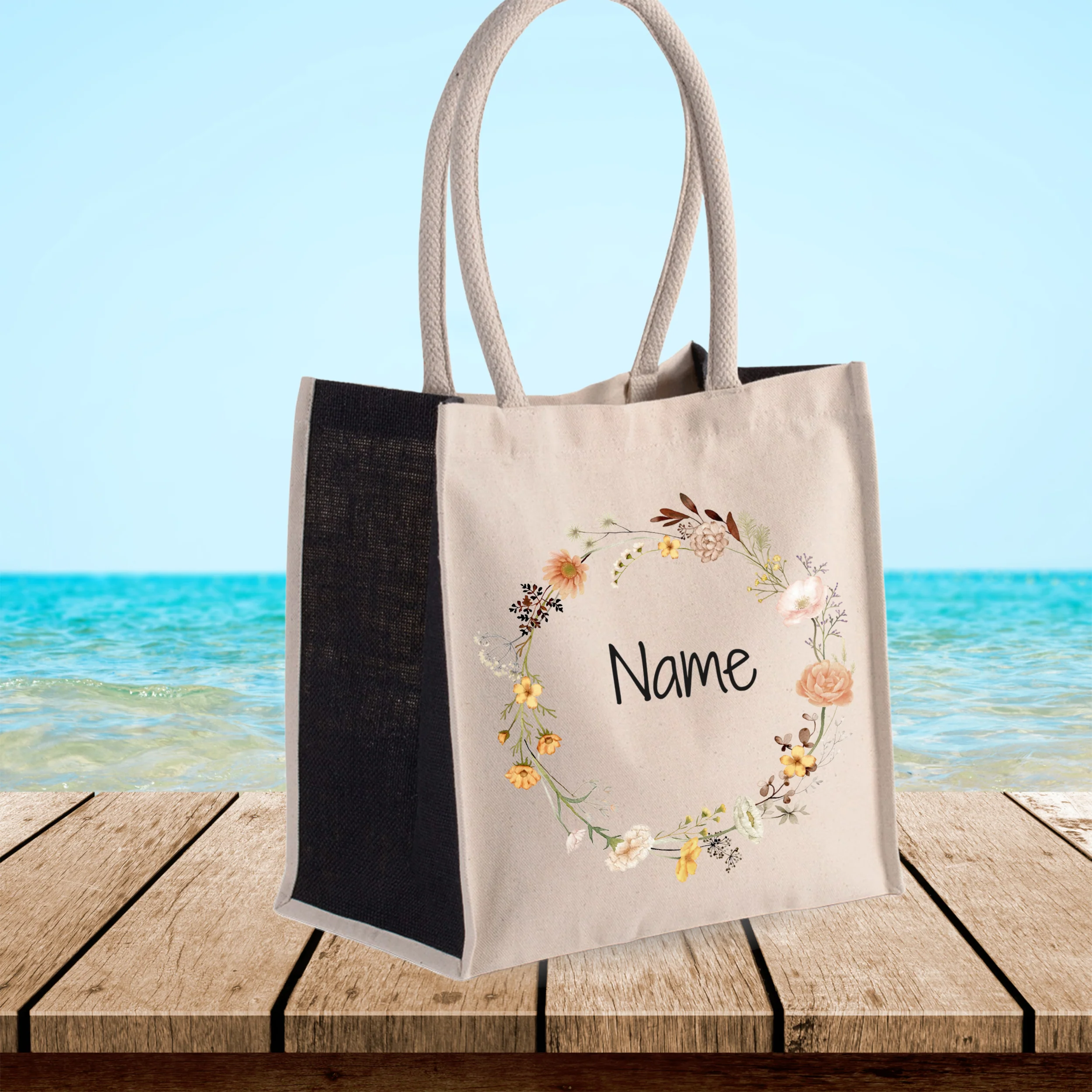 Tasche mit Blumenmotiv - Image 5