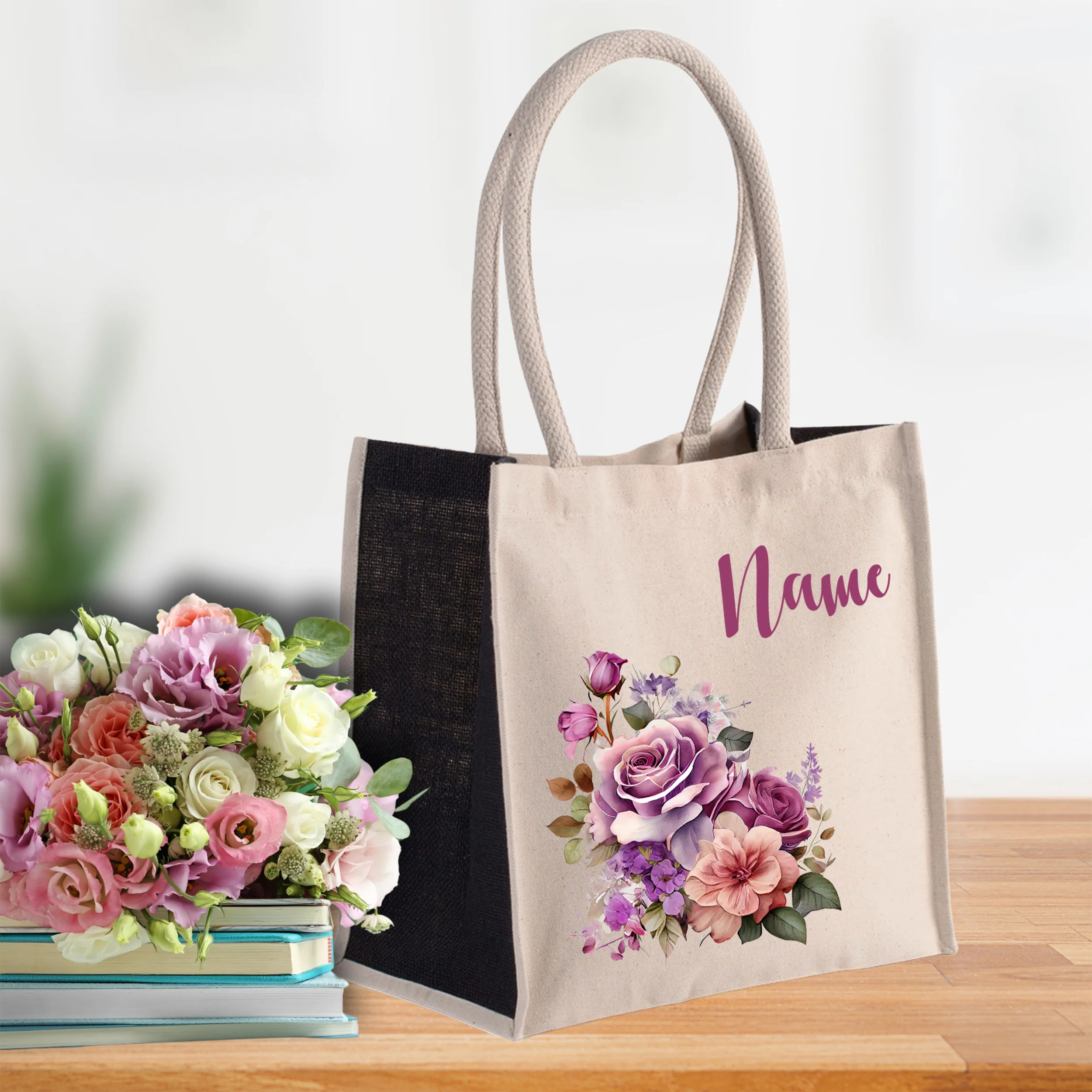 Tasche mit Blumenmotiv - Image 4
