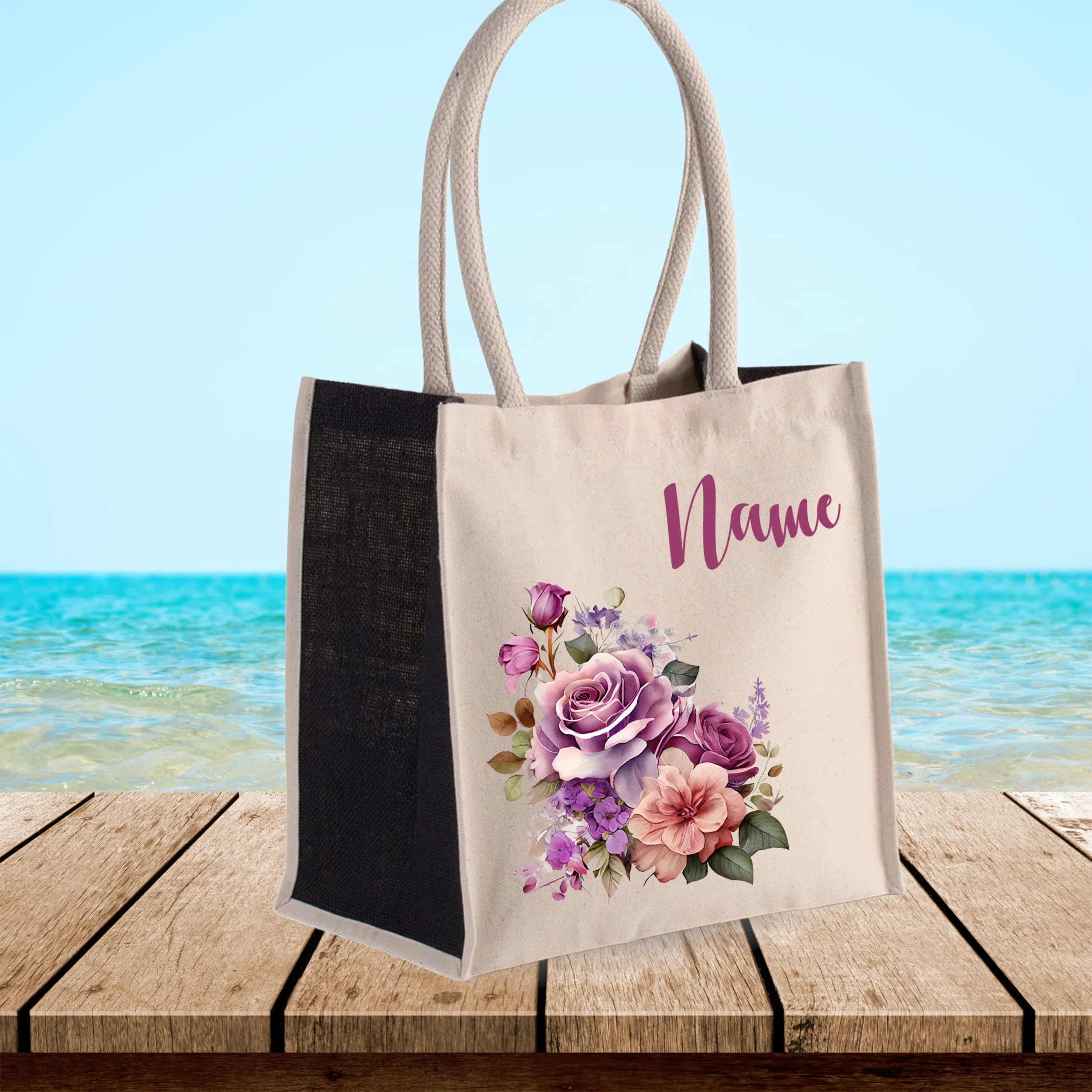 Tasche mit Blumenmotiv - Image 5