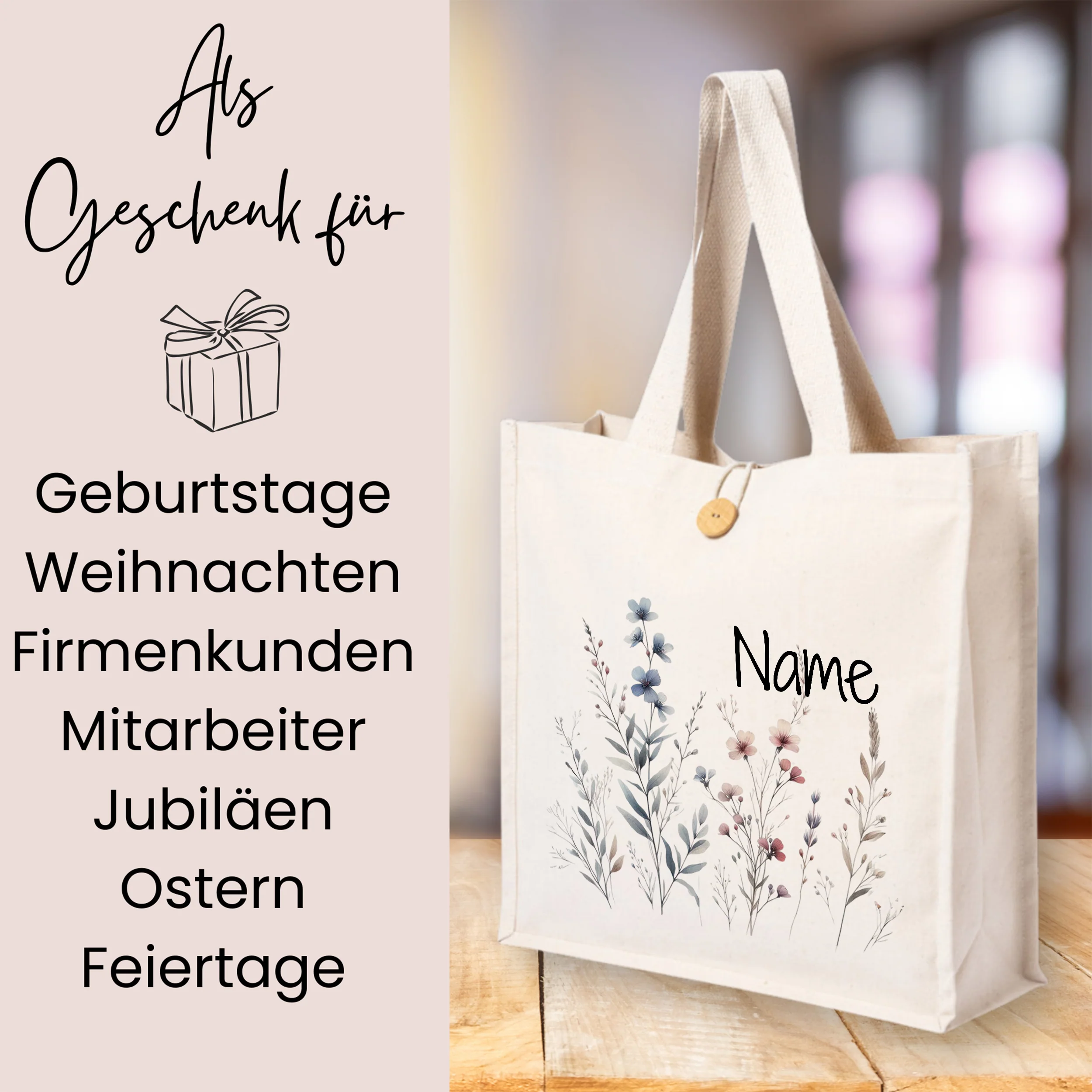Tasche mit Blumenmotiv - Image 3