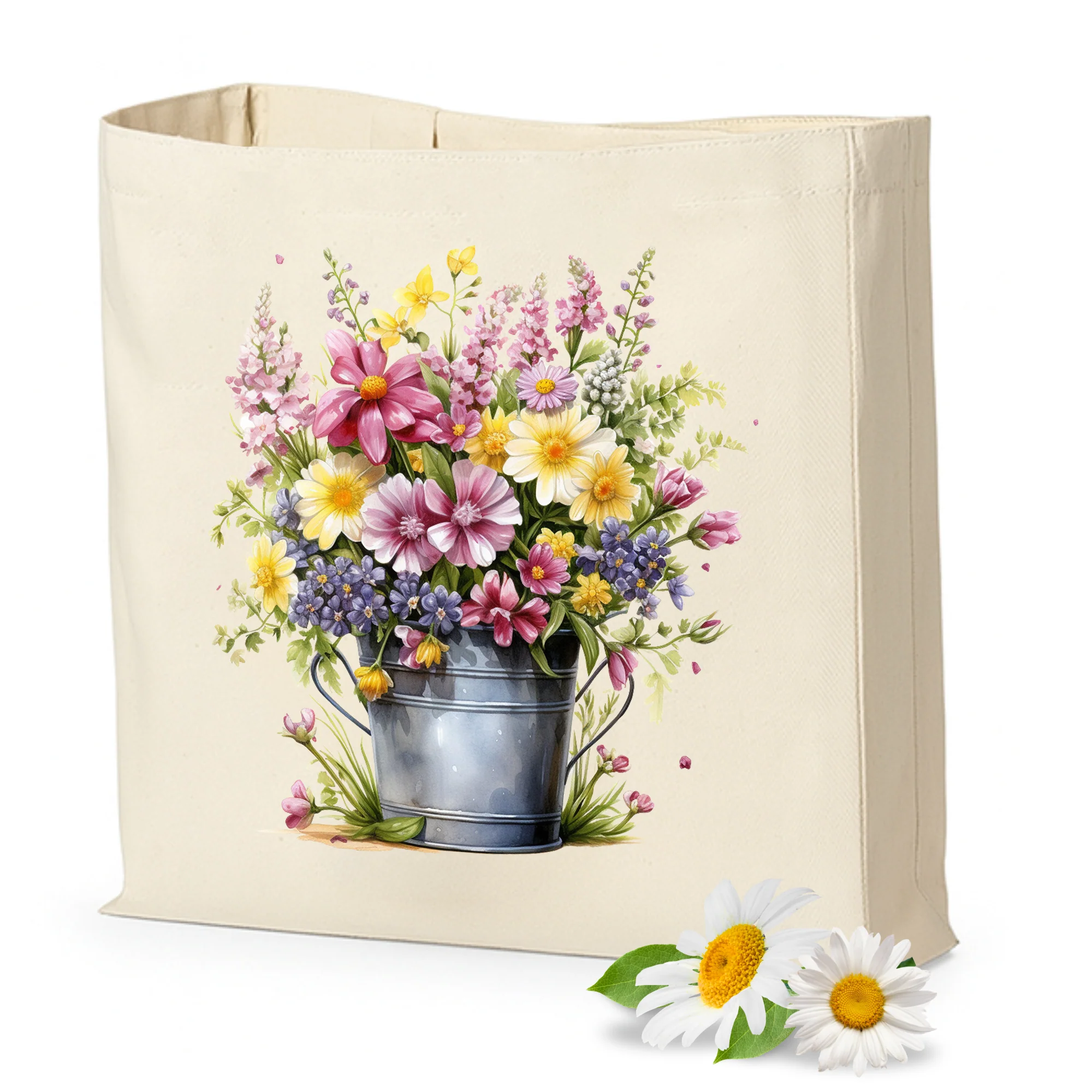 Tasche mit Blumenmotiv - Frische Farben für jeden Tag