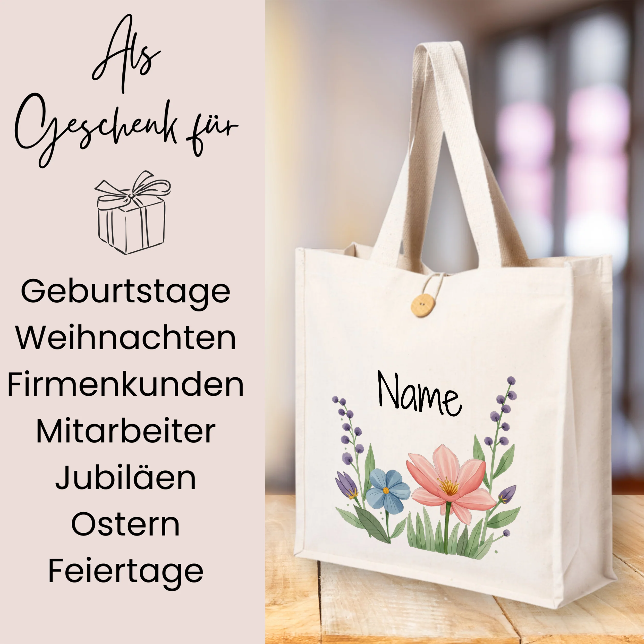 Tasche mit Blumenmotiven - Image 3