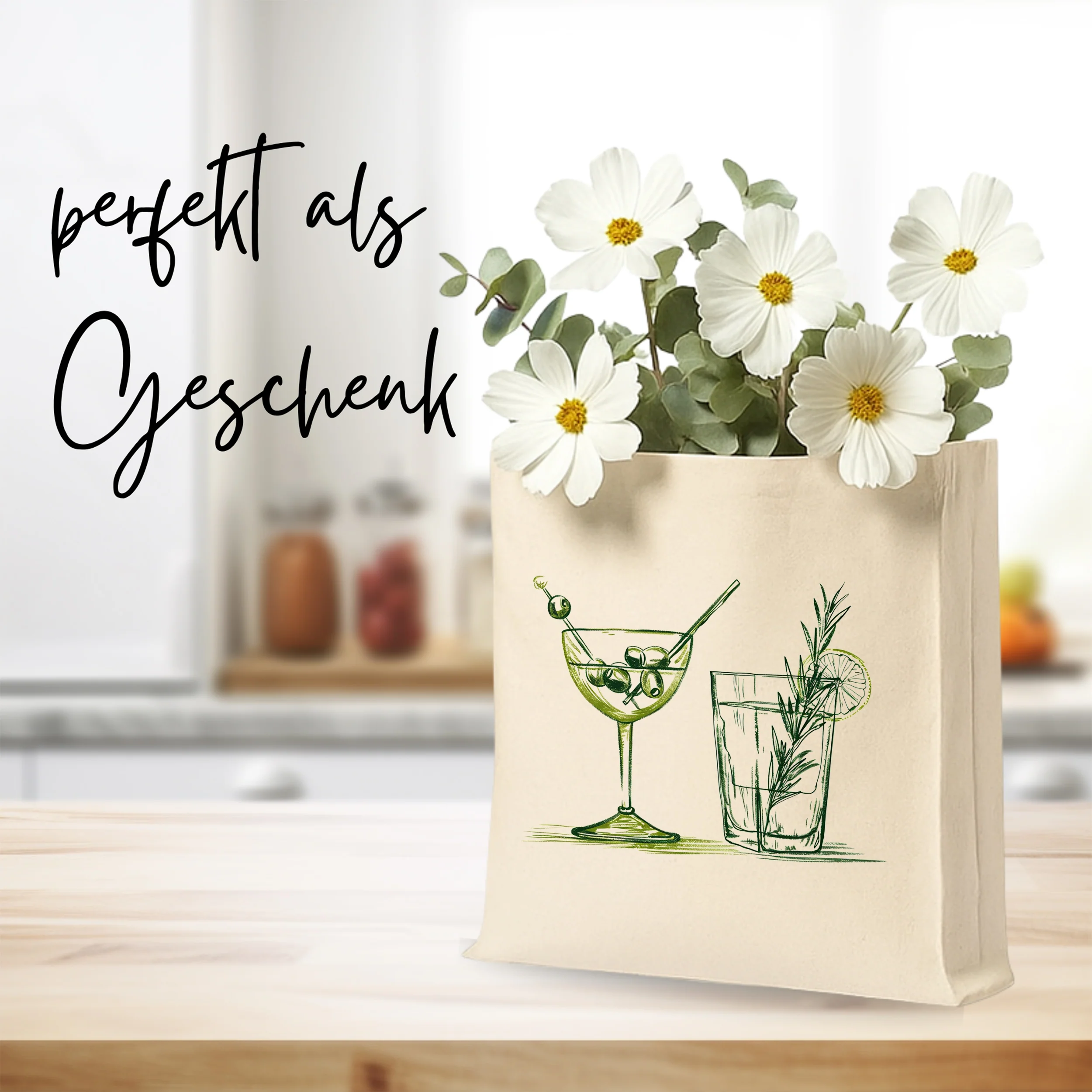 Tasche mit Cocktail-Motiv - Erfrischende Sommermomente - Image 2