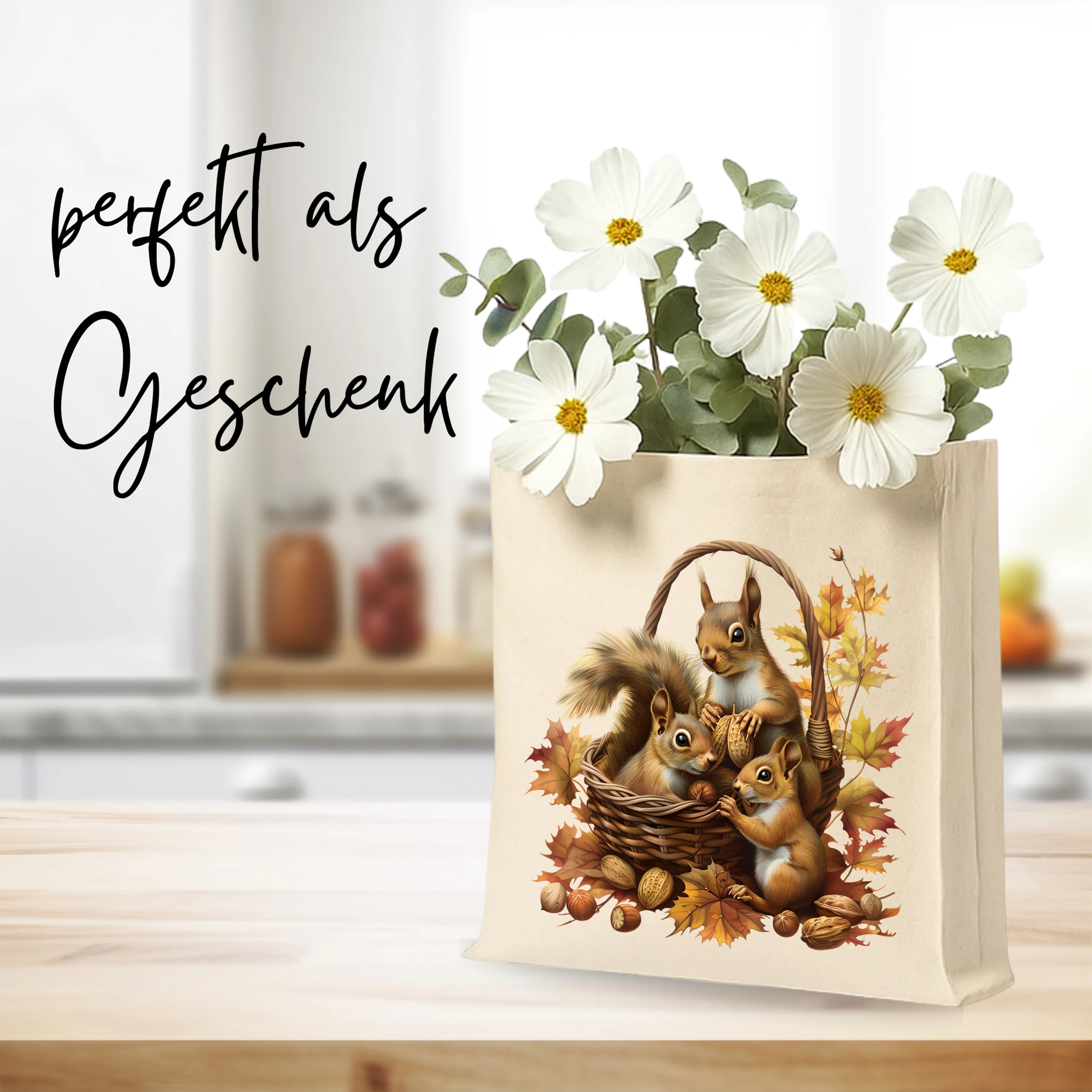 Tasche mit Eichhörnchen - Natürliche Freude für jeden Tag - Image 2