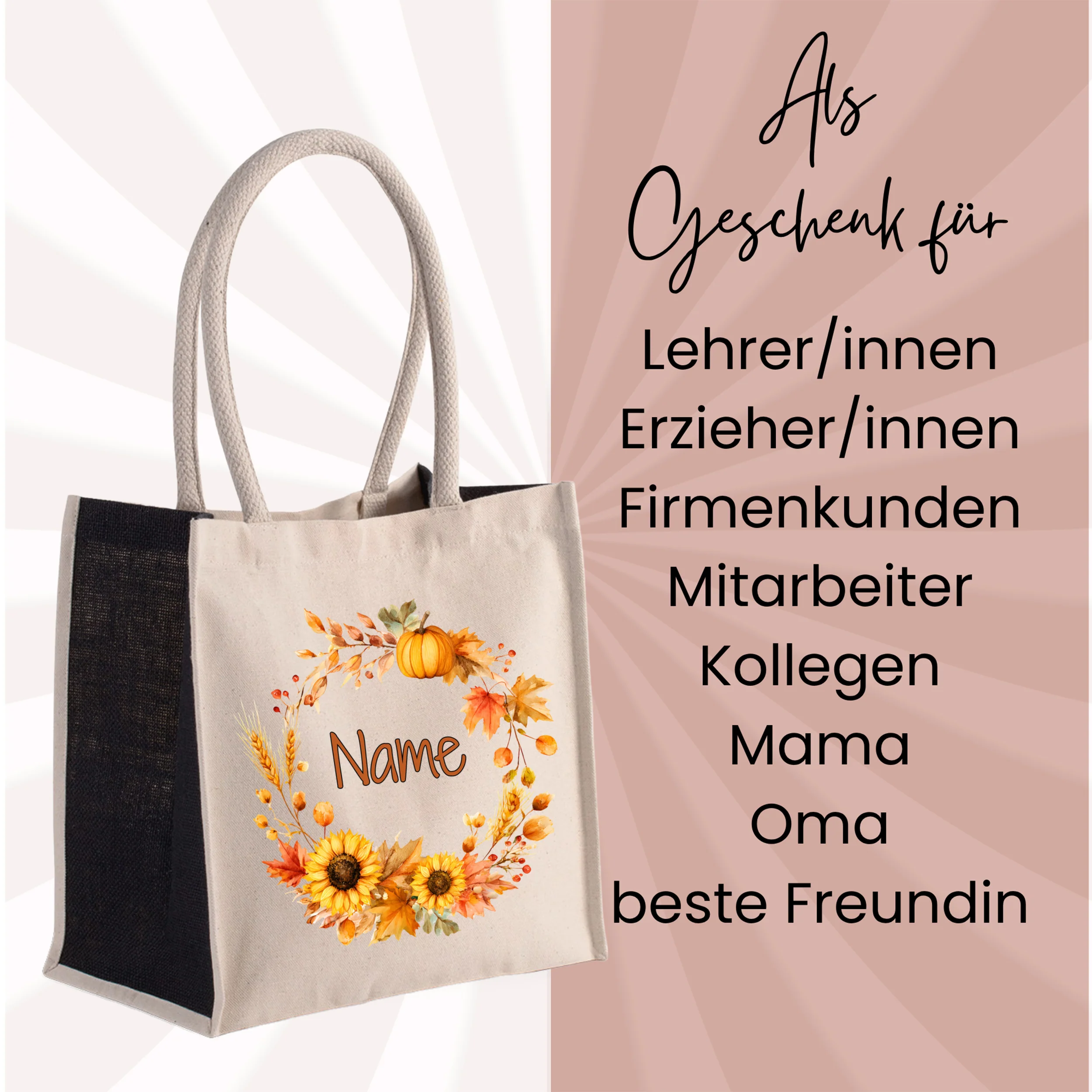 Tasche mit herbstlichem Motiv - Image 2