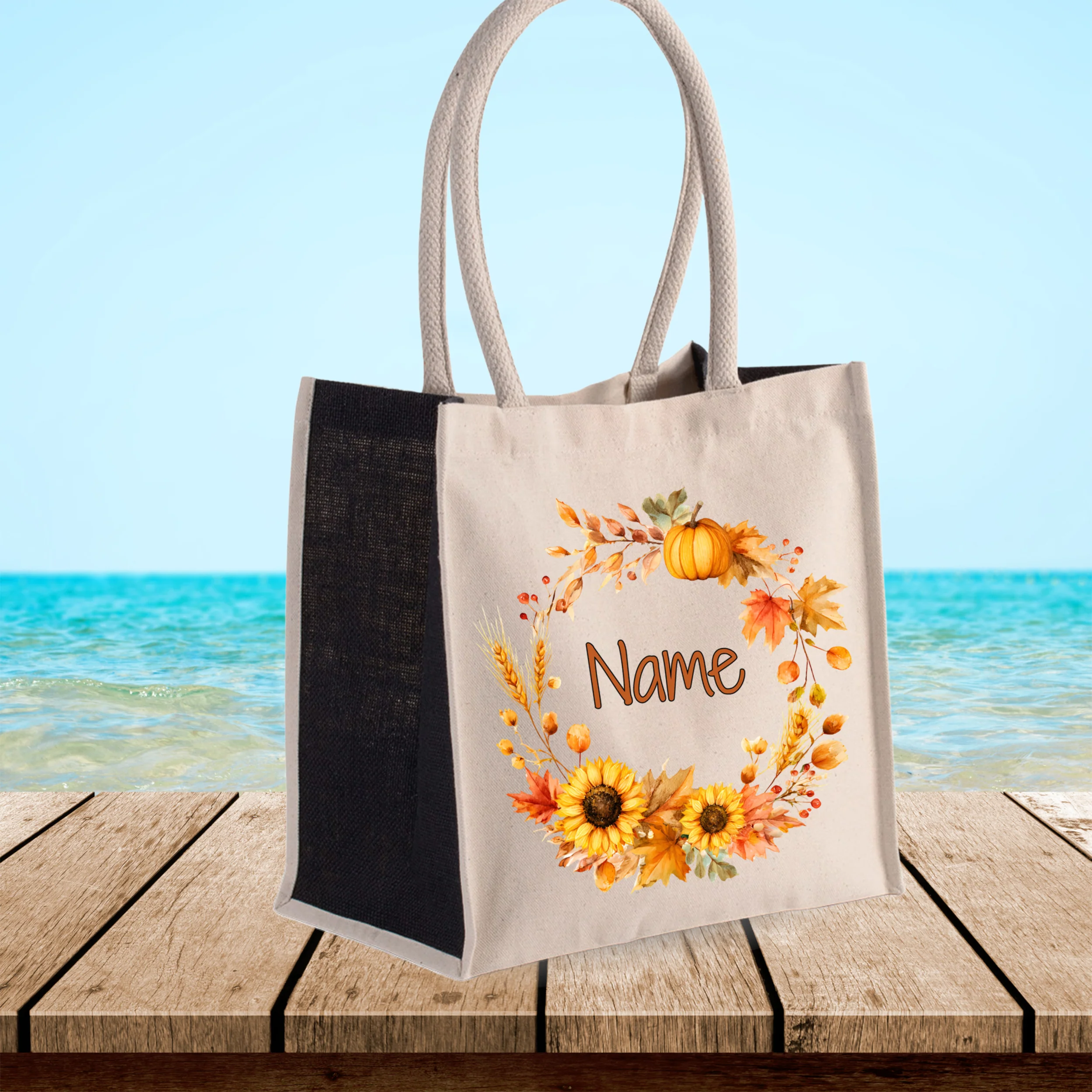 Tasche mit herbstlichem Motiv - Image 5