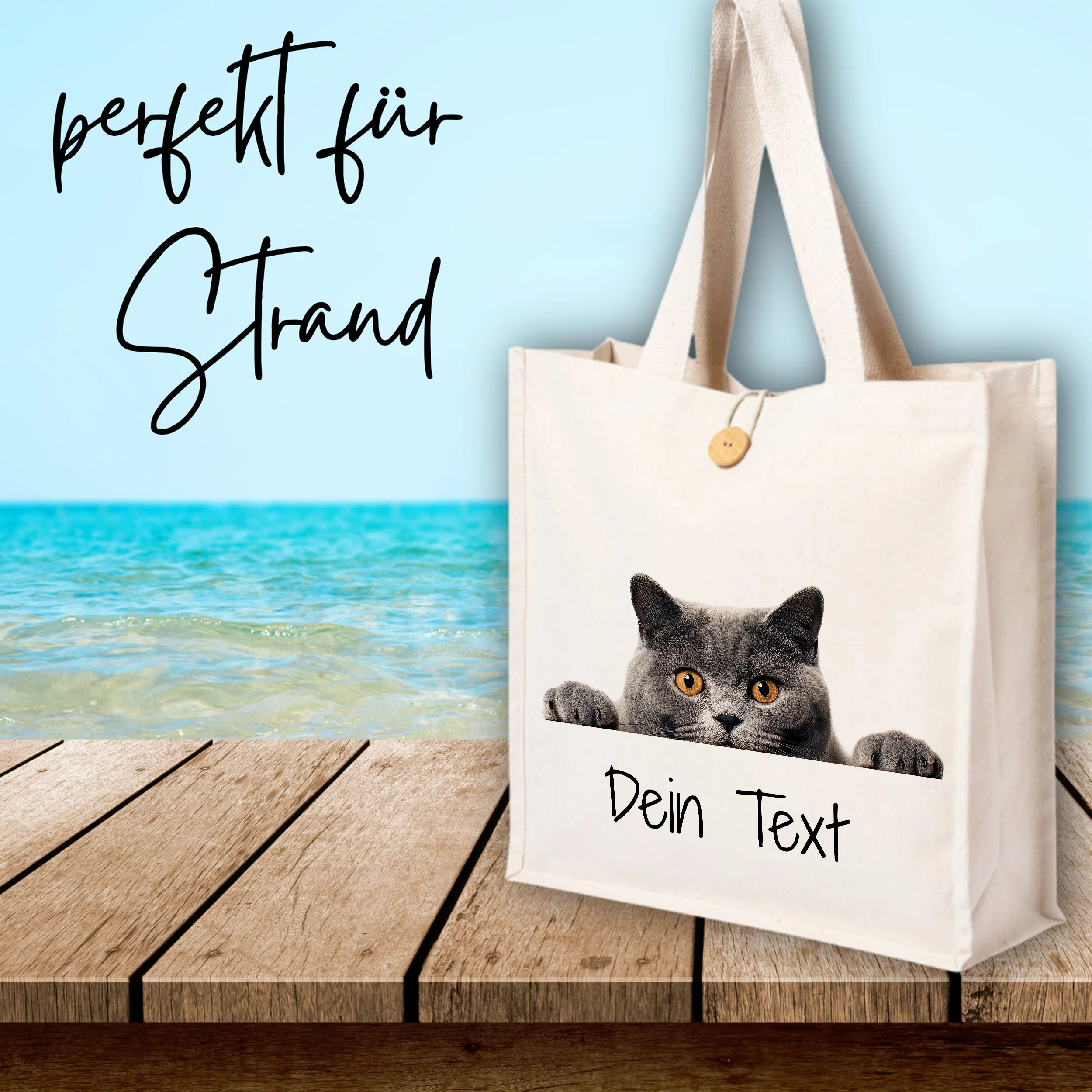 Tasche mit Katzenmotiv - Image 4