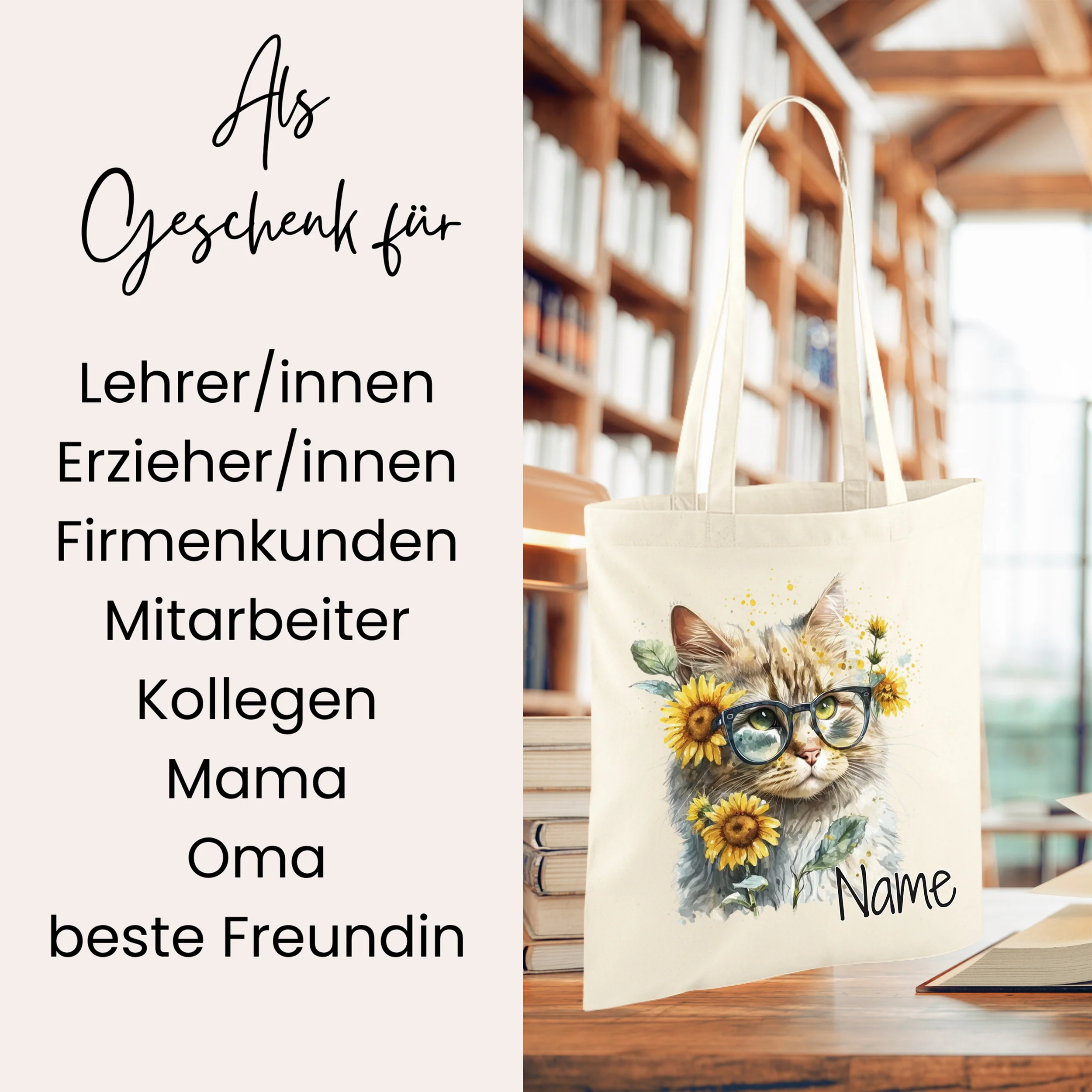 Tasche mit Katzenmotiv - Für alle Katzenliebhaber - Image 2
