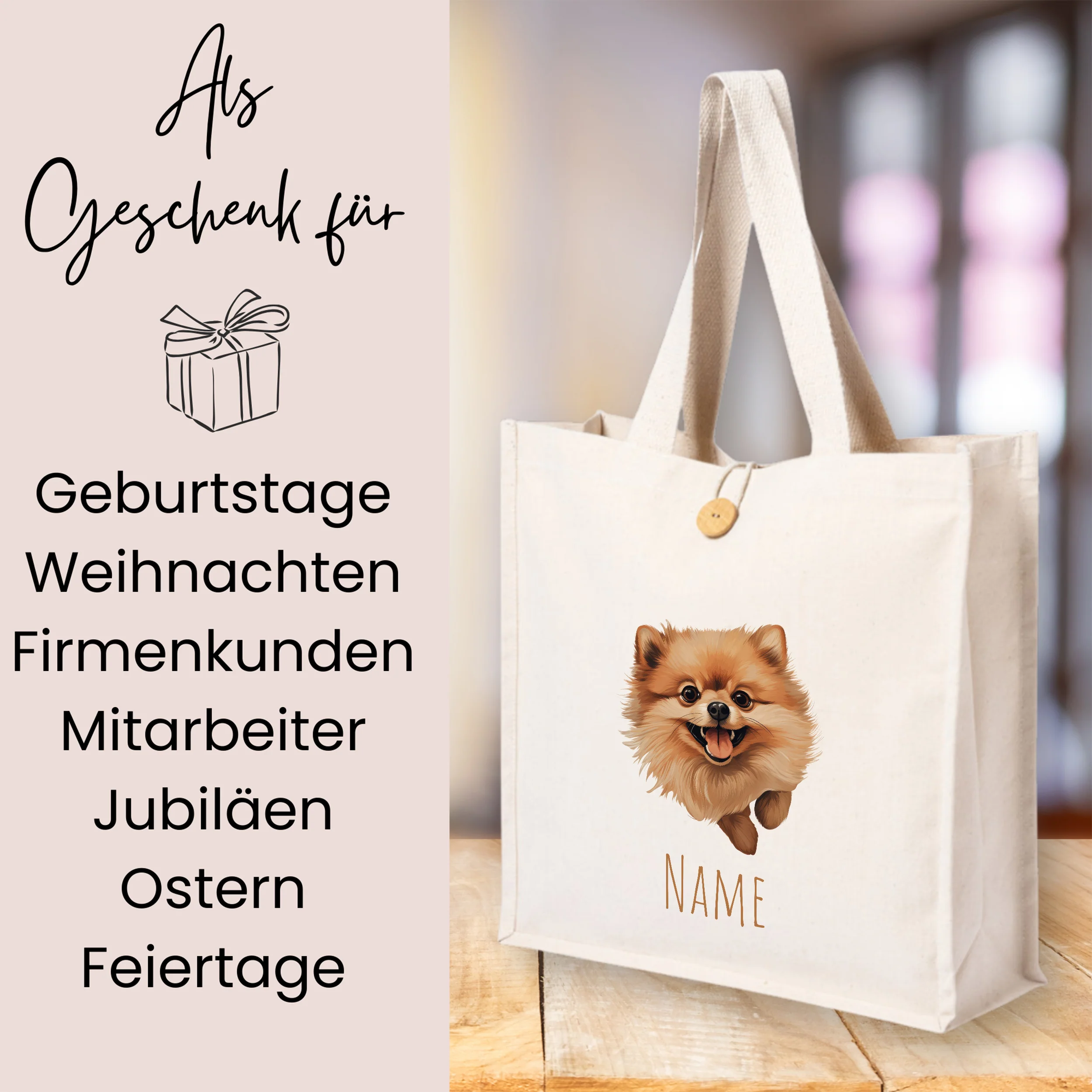 Tasche mit Pomeranian - Image 3