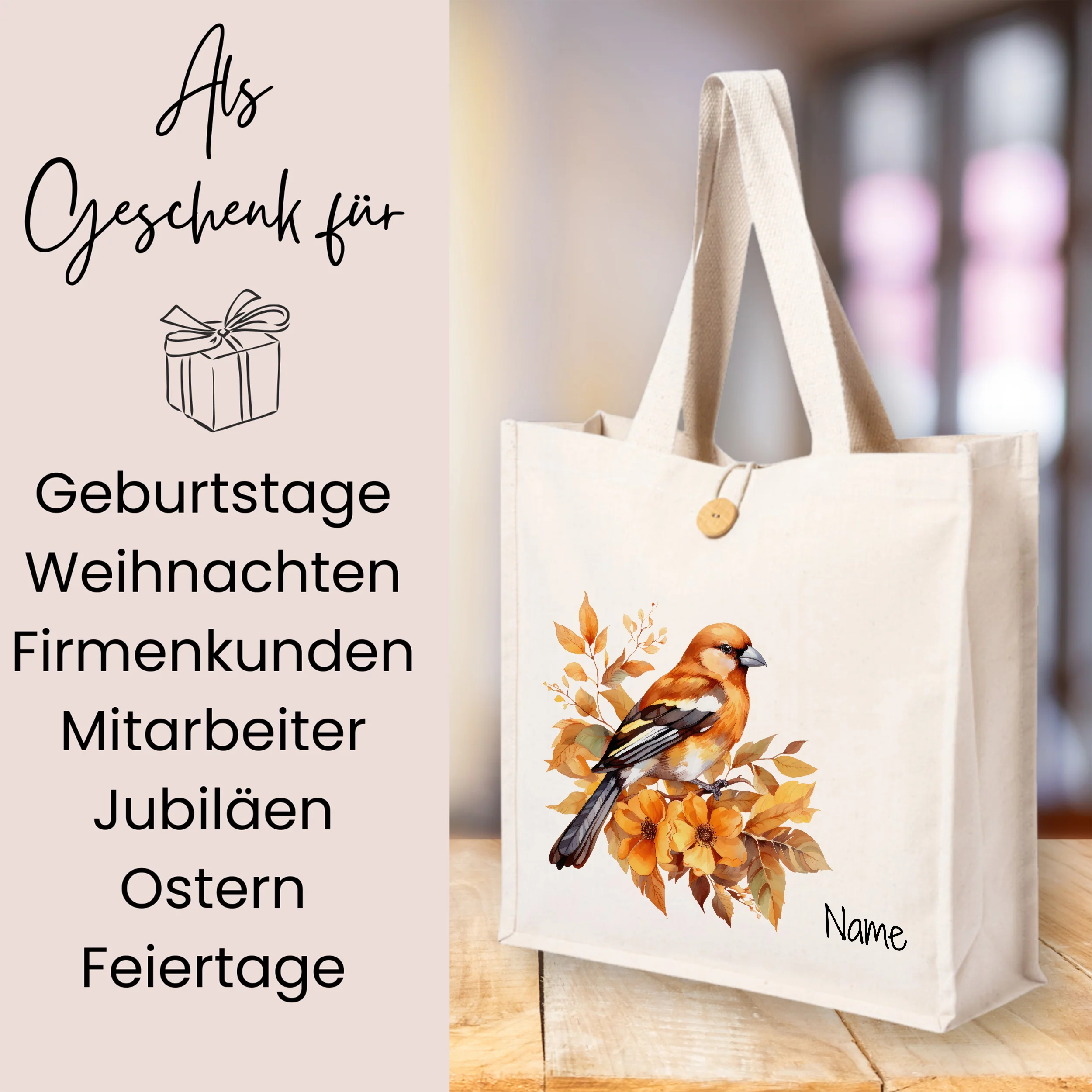 Tasche mit Rotkehlchen - Image 3