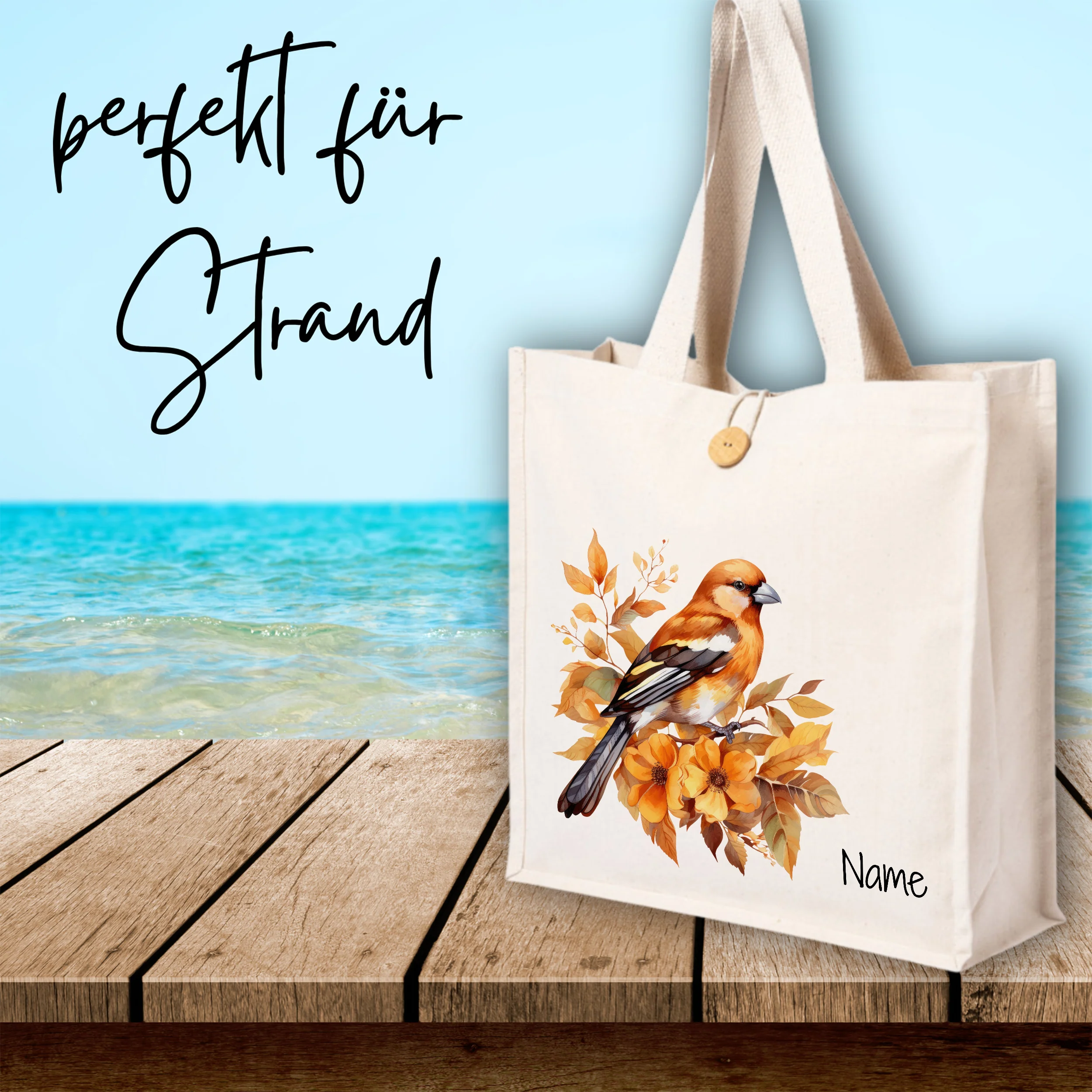 Tasche mit Rotkehlchen - Image 4