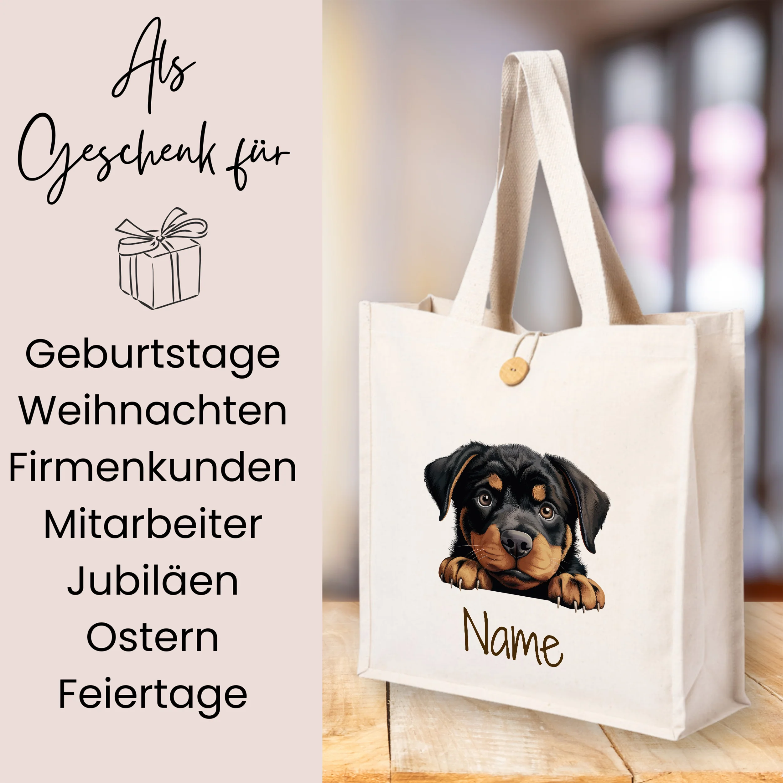 Tasche mit Rottweiler - Image 3