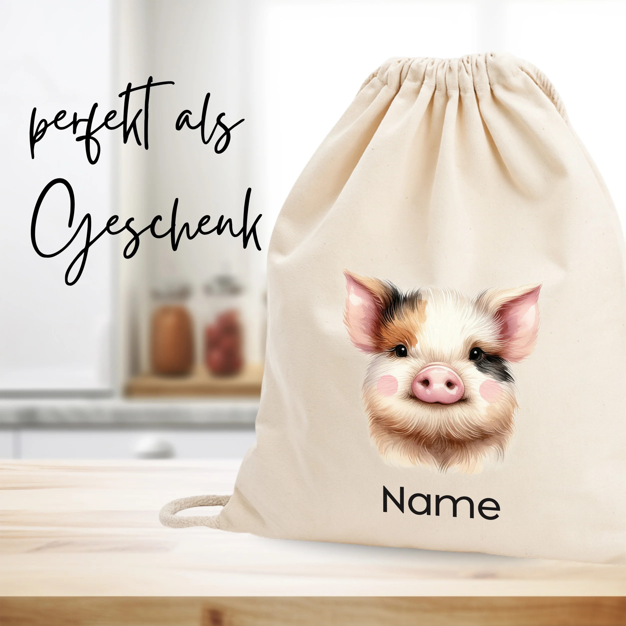 Tasche mit Schweinmotiv - Image 2