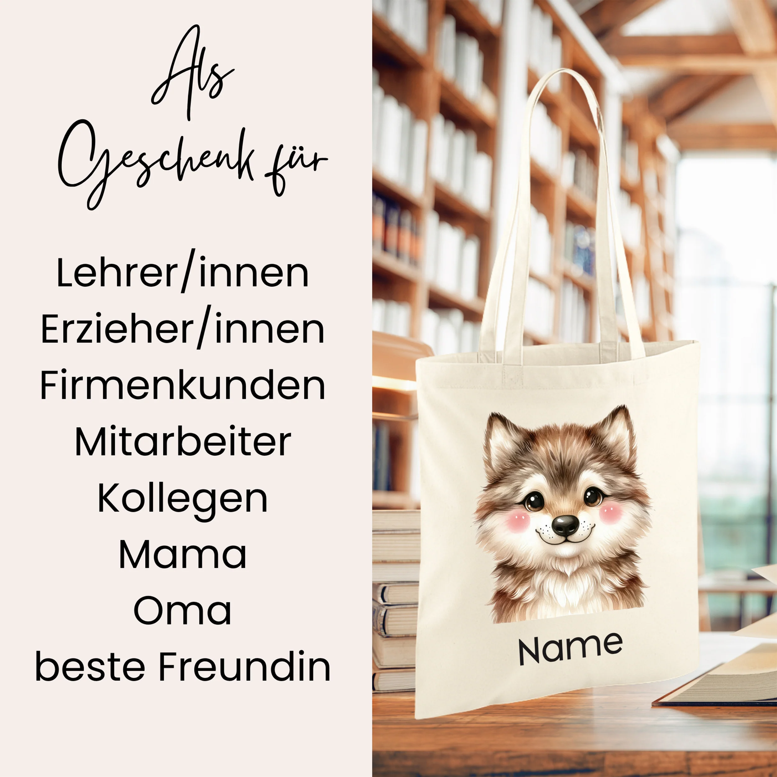 Tasche mit süßem Hundemotiv - Image 2