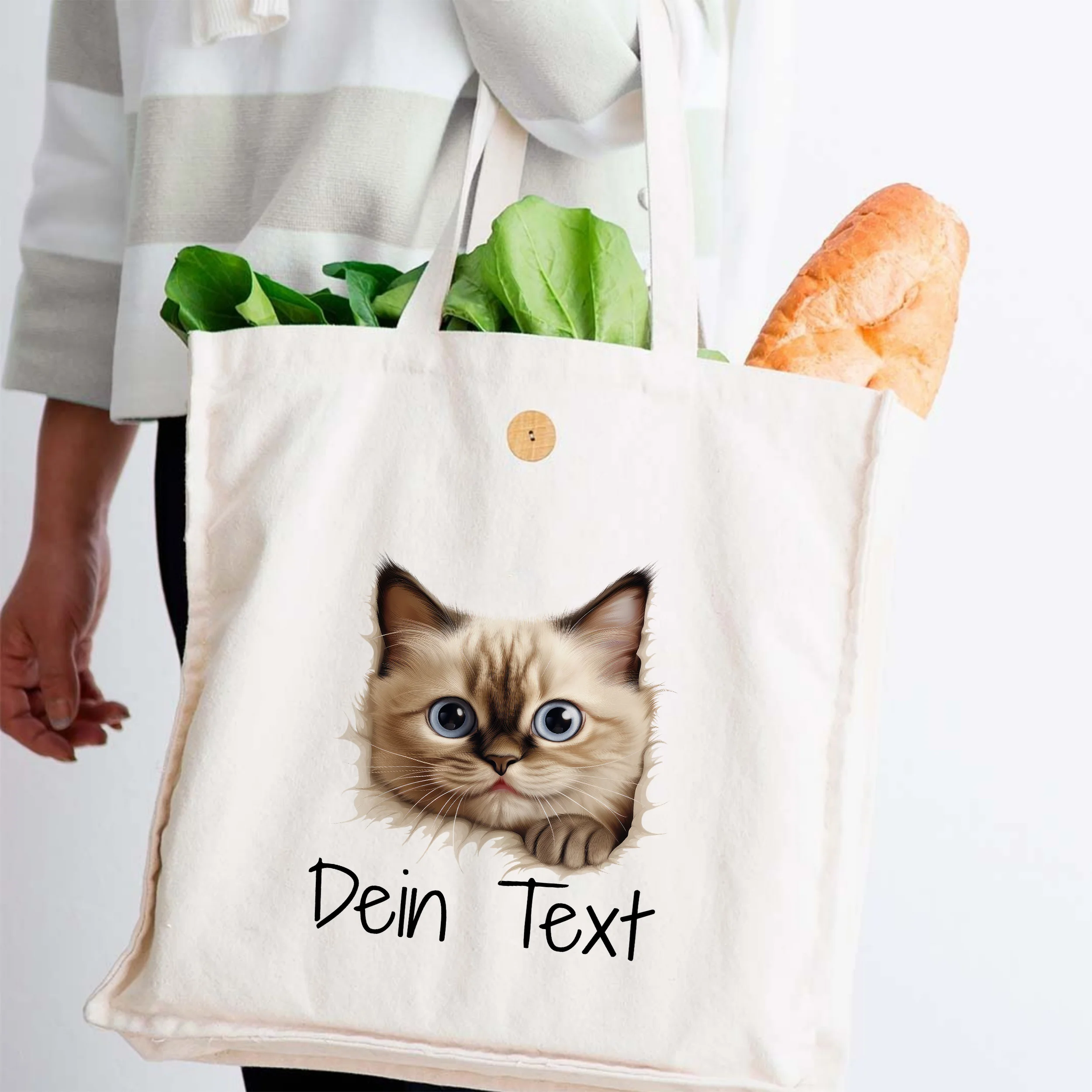 Tasche mit süßem Katzenmotiv - Image 2