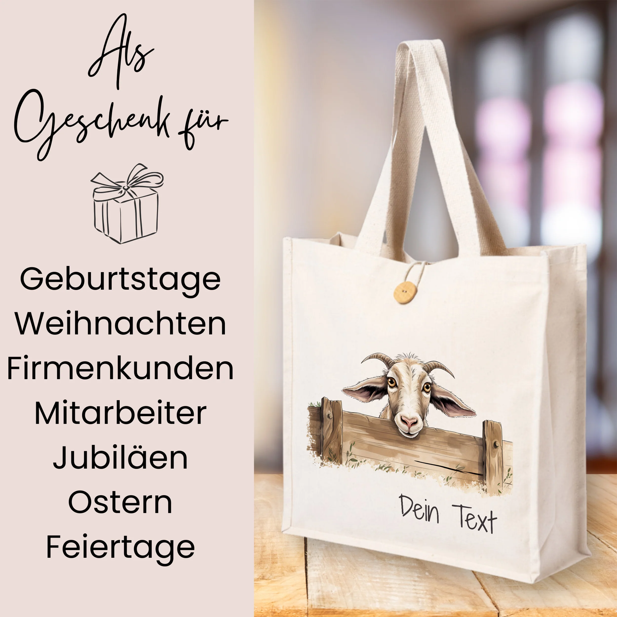 Tasche mit Ziegenmotiv - Image 3
