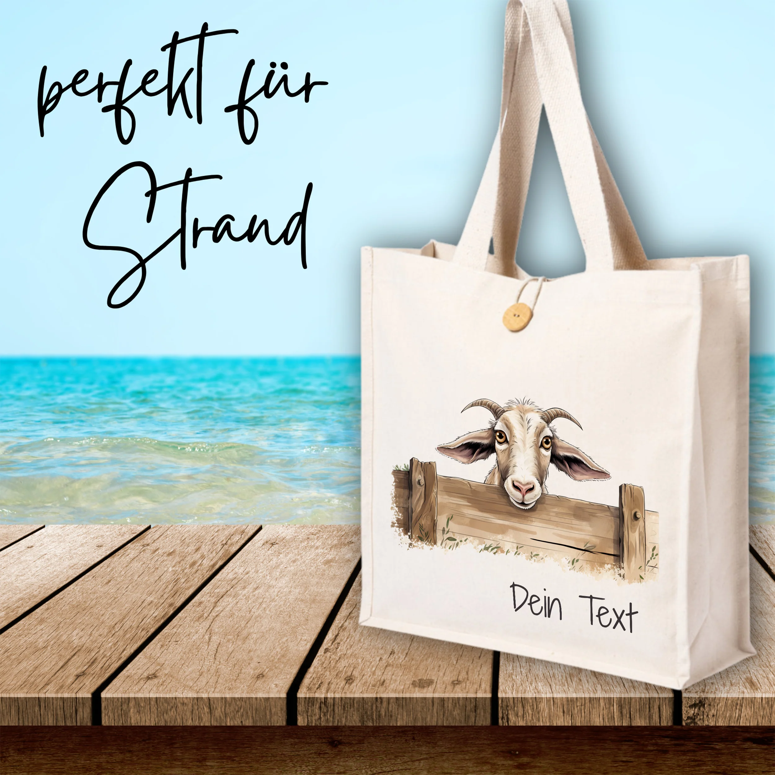 Tasche mit Ziegenmotiv - Image 4