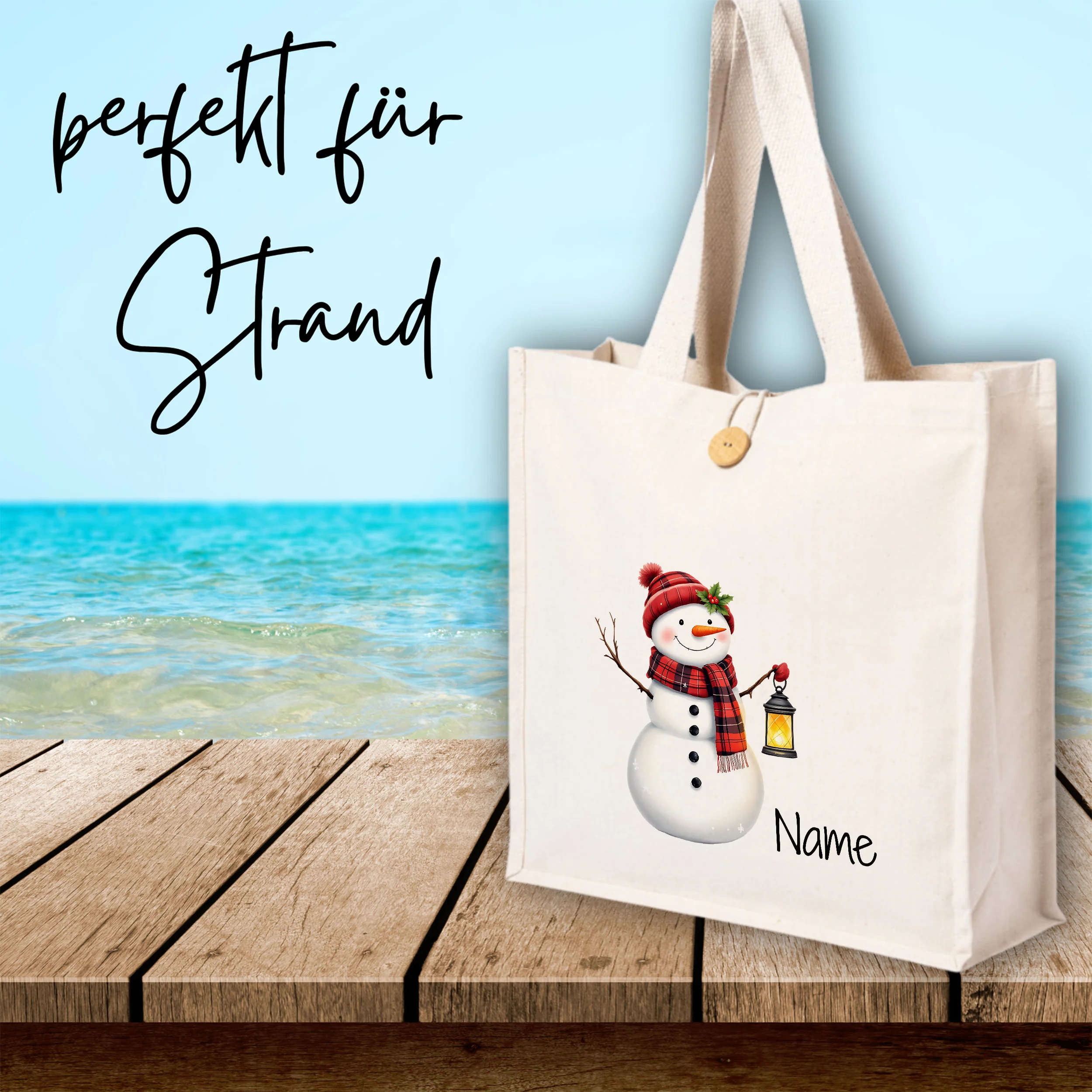 Tasche Schneemann - Frohe Wintermomente - Image 4