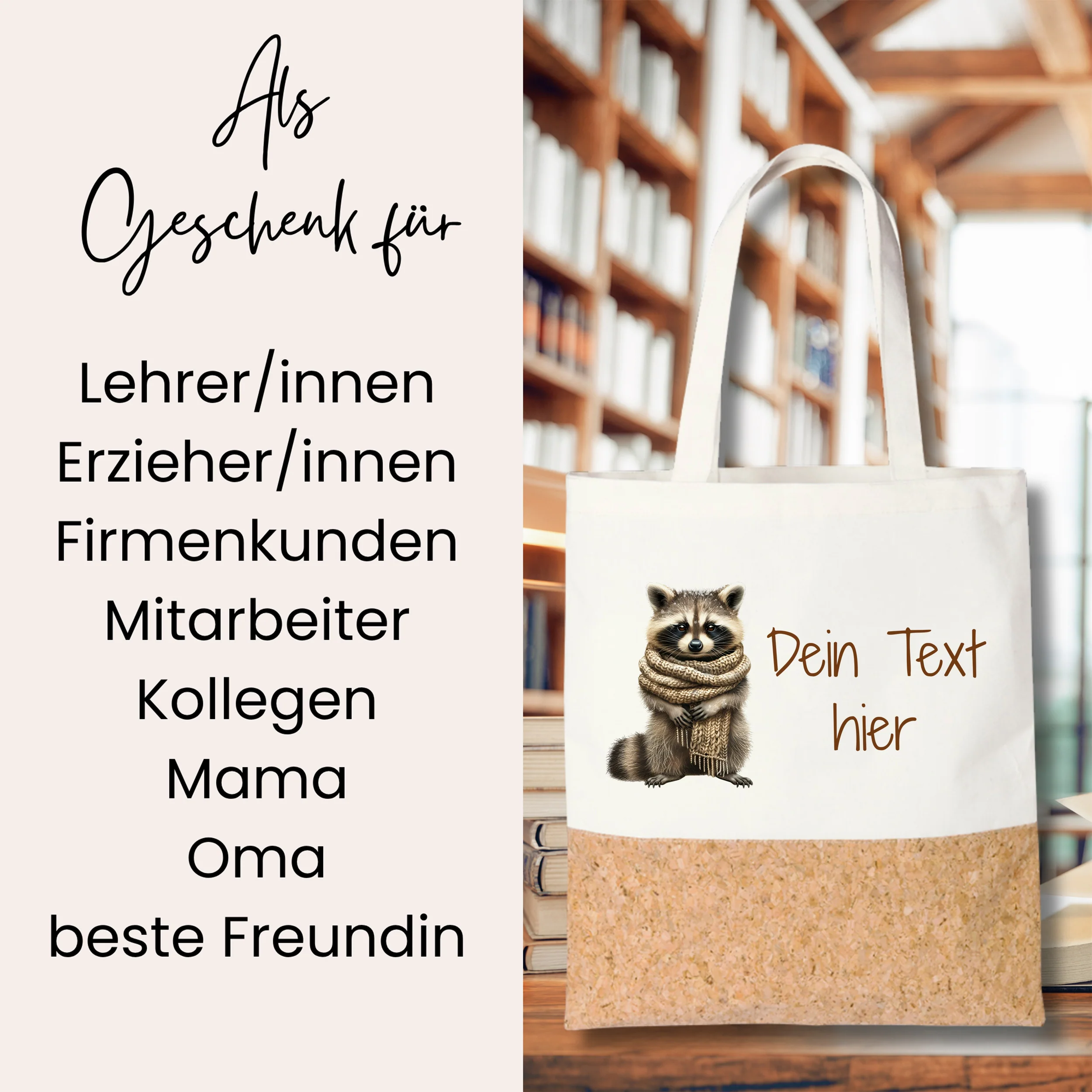 Tasche Waschbär - Image 2