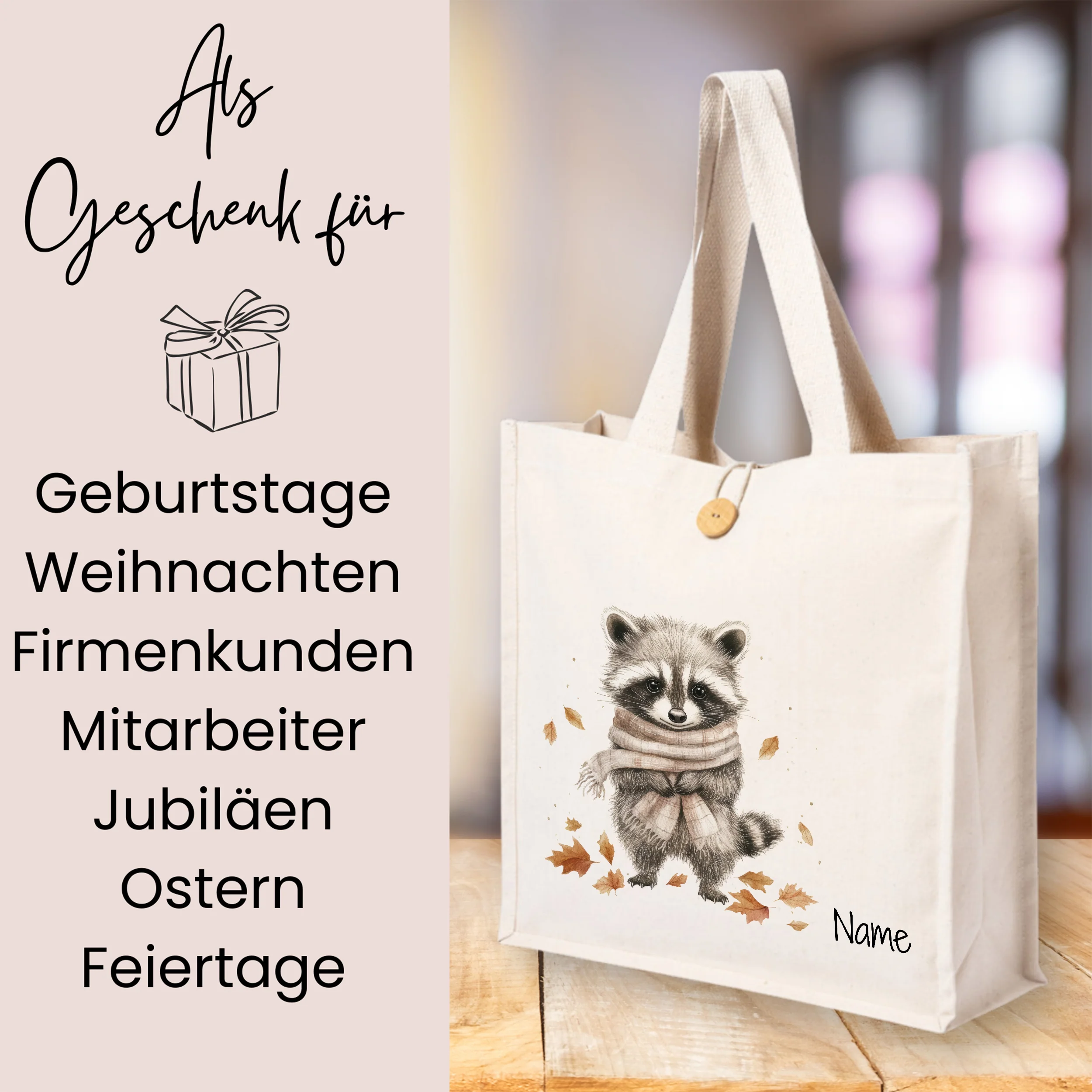 Tasche Waschbär - Image 3