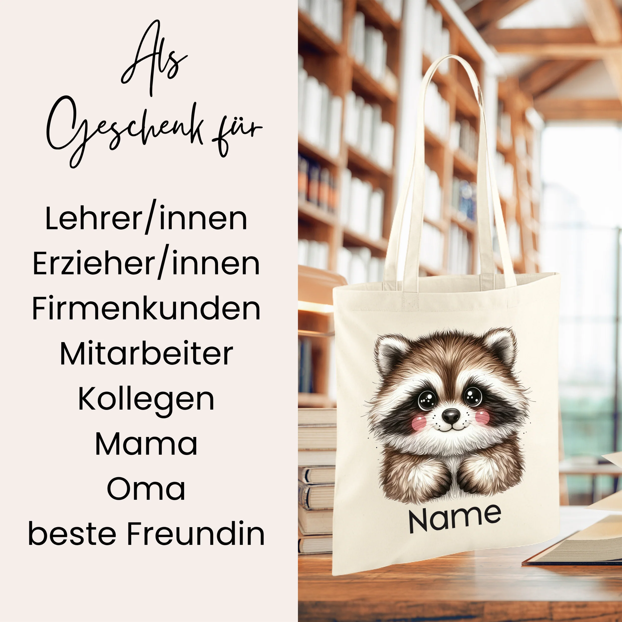 Tasche Waschbär - Image 2