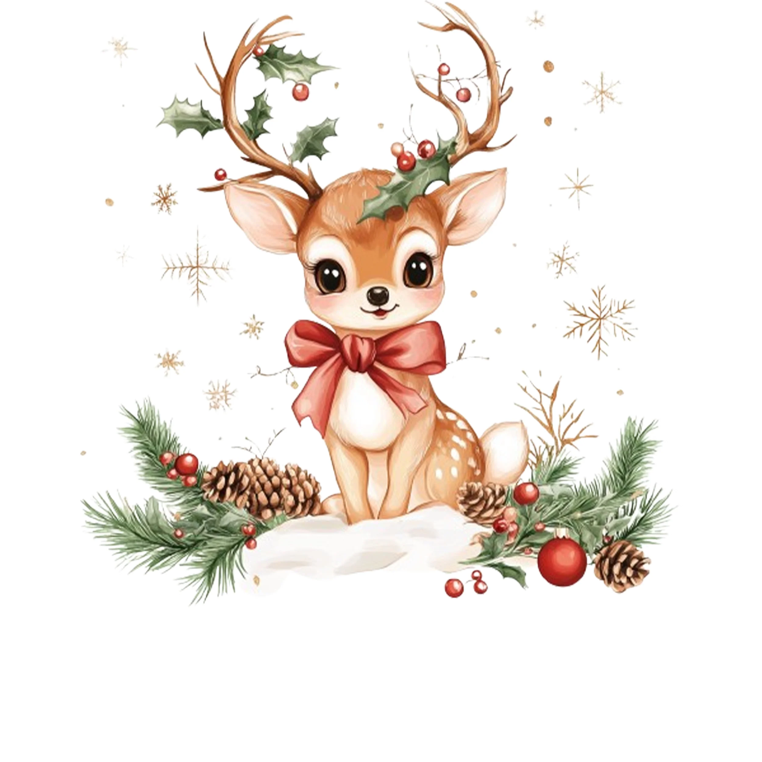 Tasche Weihnachten - Ein fröhlicher Rentier-Begleiter - Image 4