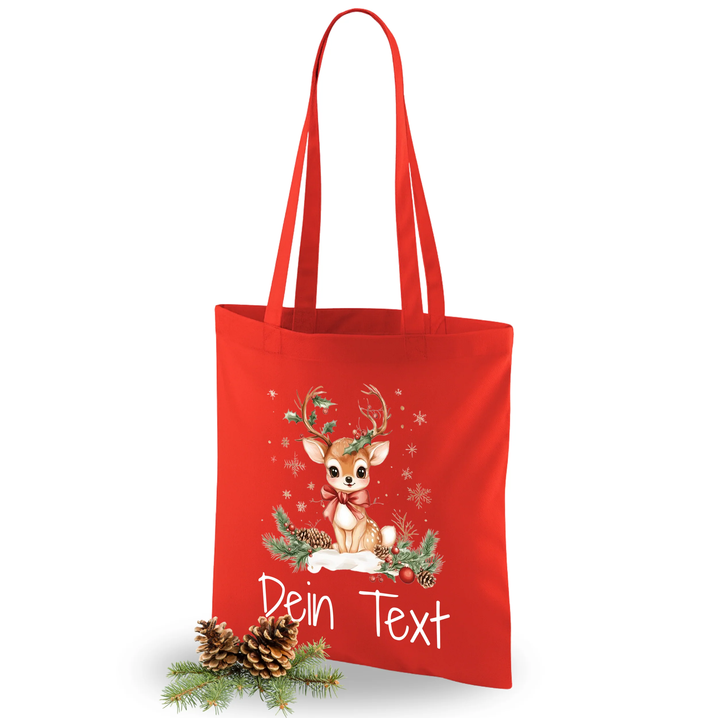 Tasche Weihnachten - Ein fröhlicher Rentier-Begleiter - Image 5