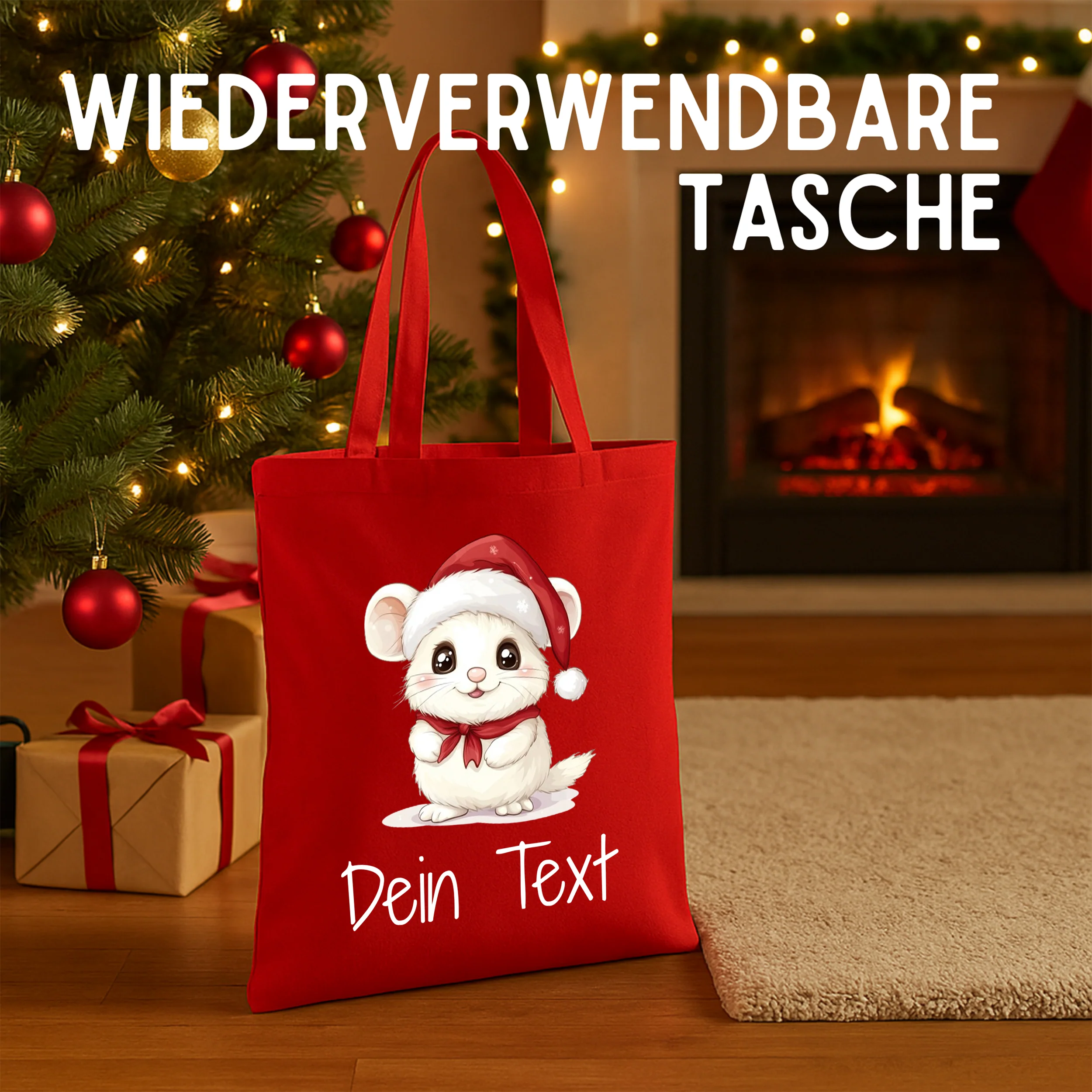 Tasche Weihnachten - Niedlicher Weihnachtsfreund für gute Laune - Image 2