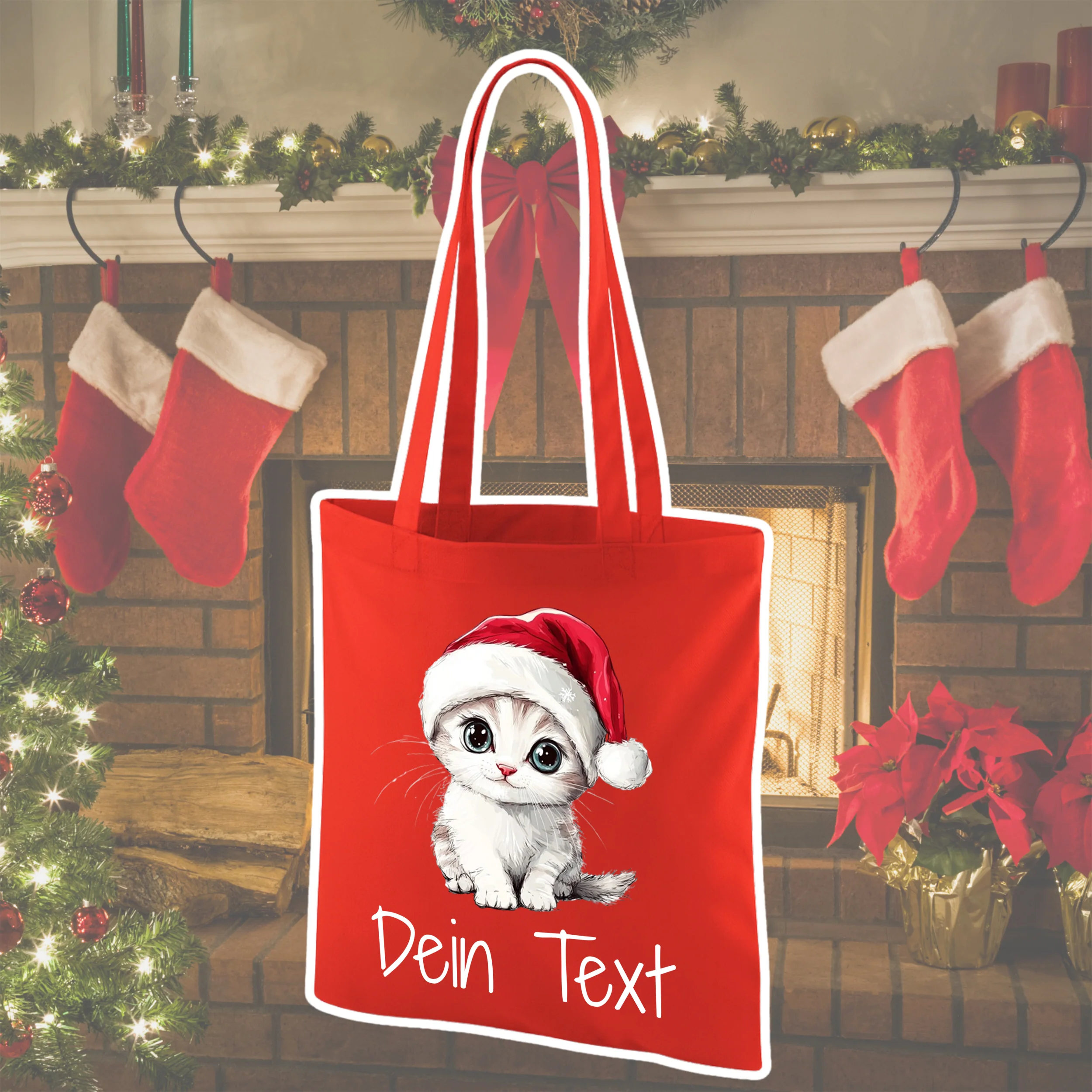 Tasche Weihnachten - Süße Kätzchenliebe für die Feiertage - Image 3