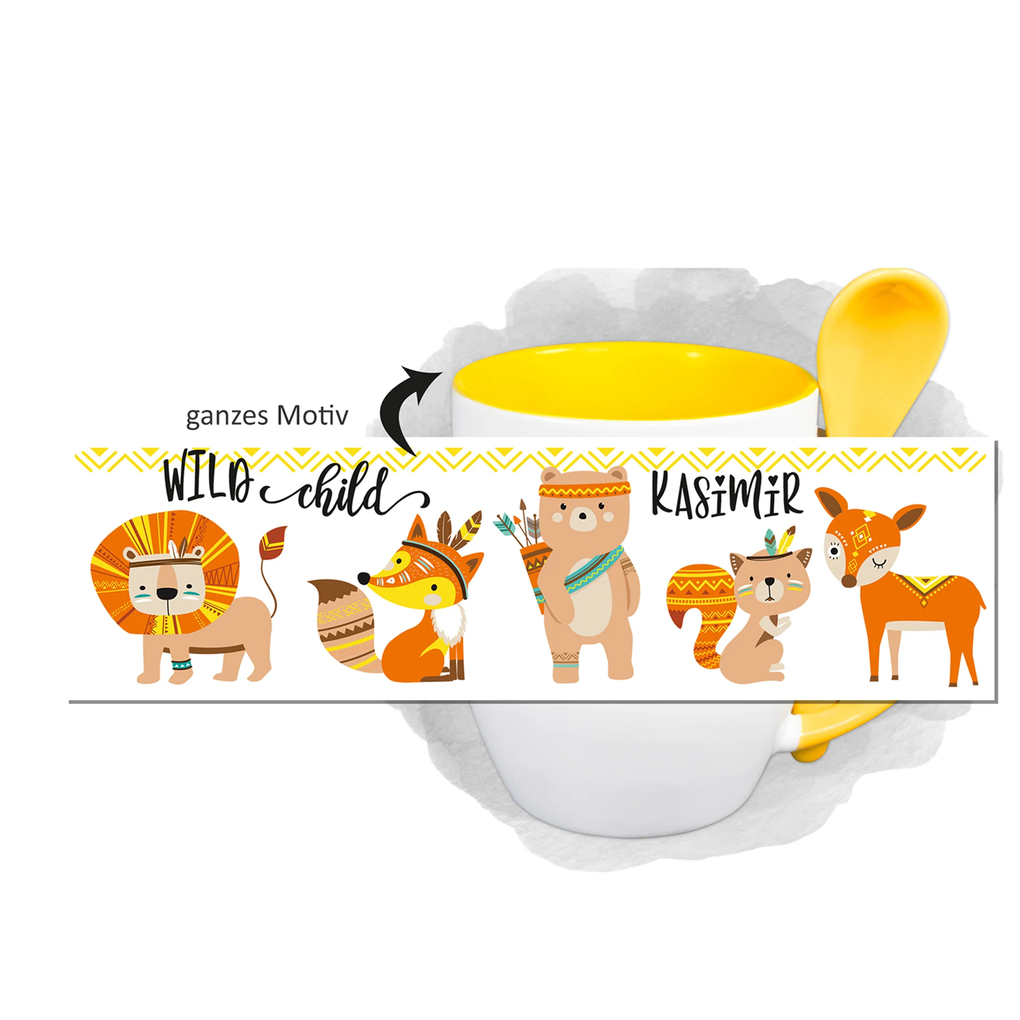 Tasse Tiere in Boho Design - Image 2